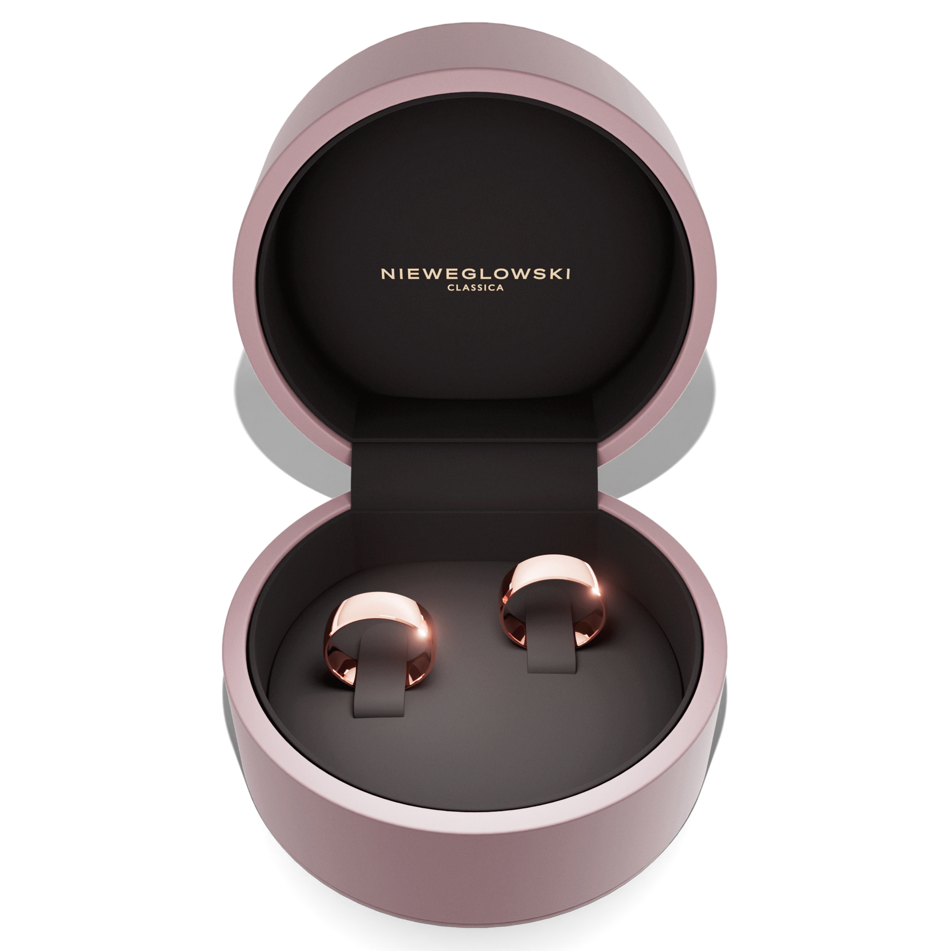 Obraczki slubne komfort 6 mm z rozowego zlota 06