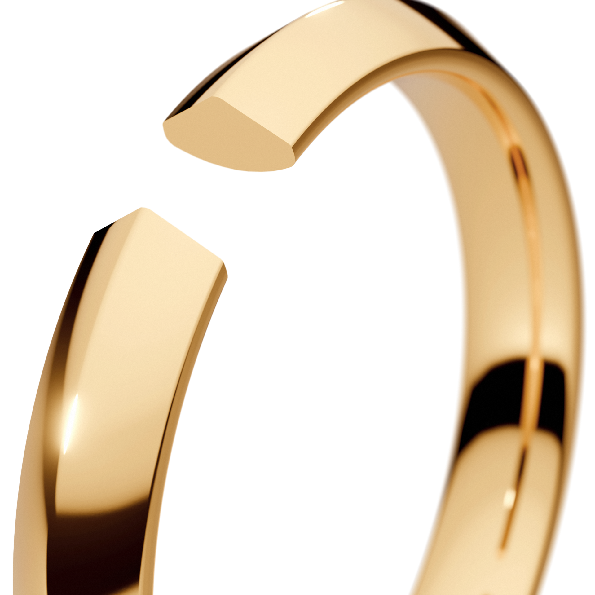 Obraczki slubne bevel 3 mm z zoltego zlota 05