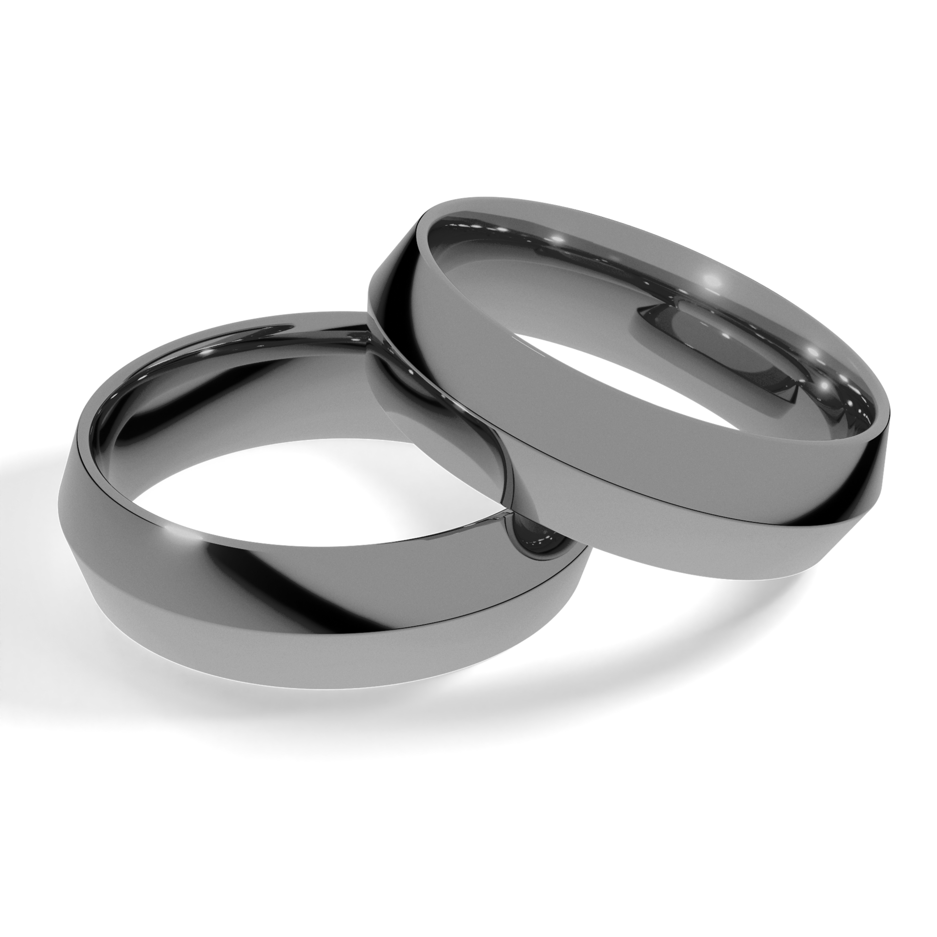 Obrączki ślubne Classica z czarnego złota 5,5 mm