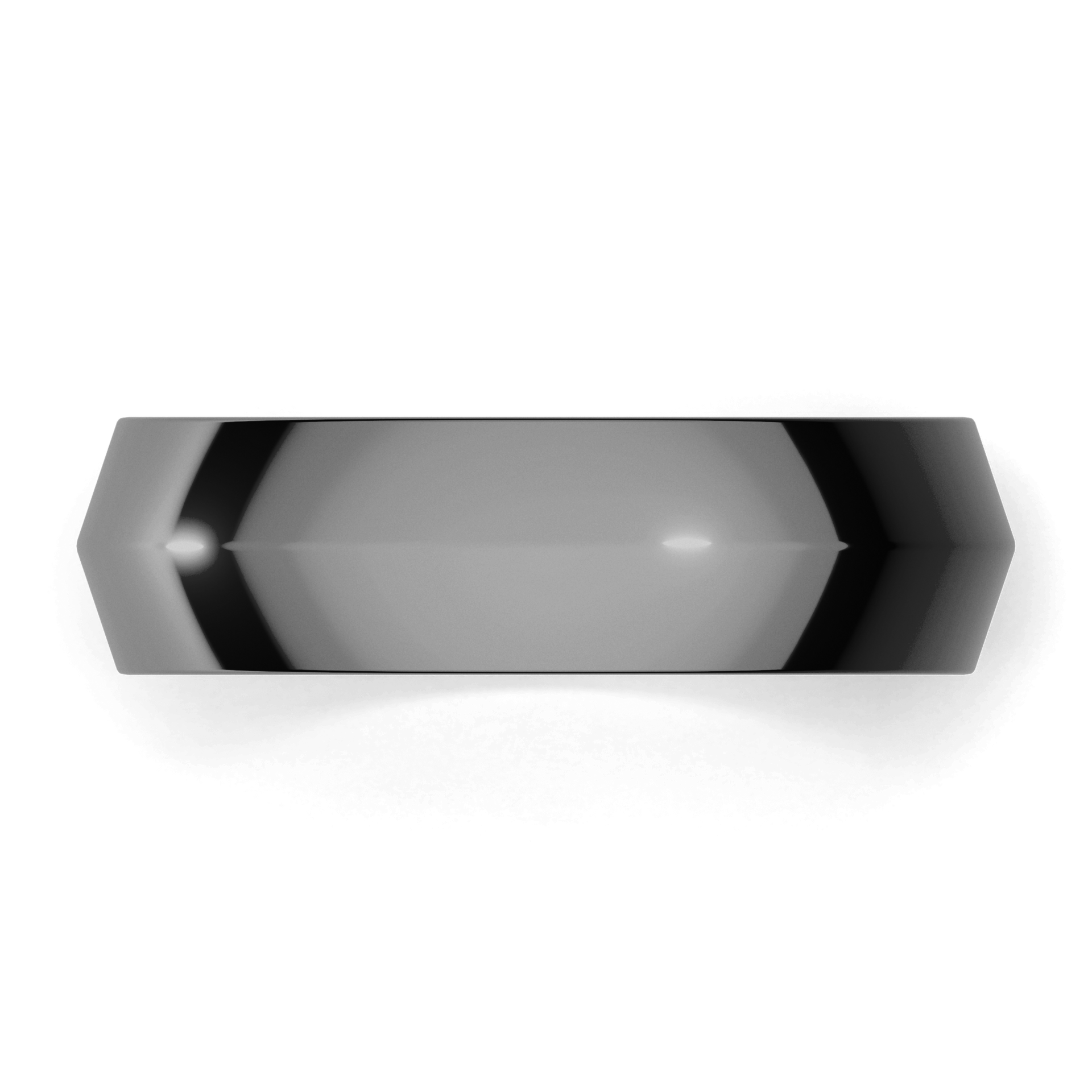 Obraczki slubne bevel 5 5 mm z czarnego zlota 04