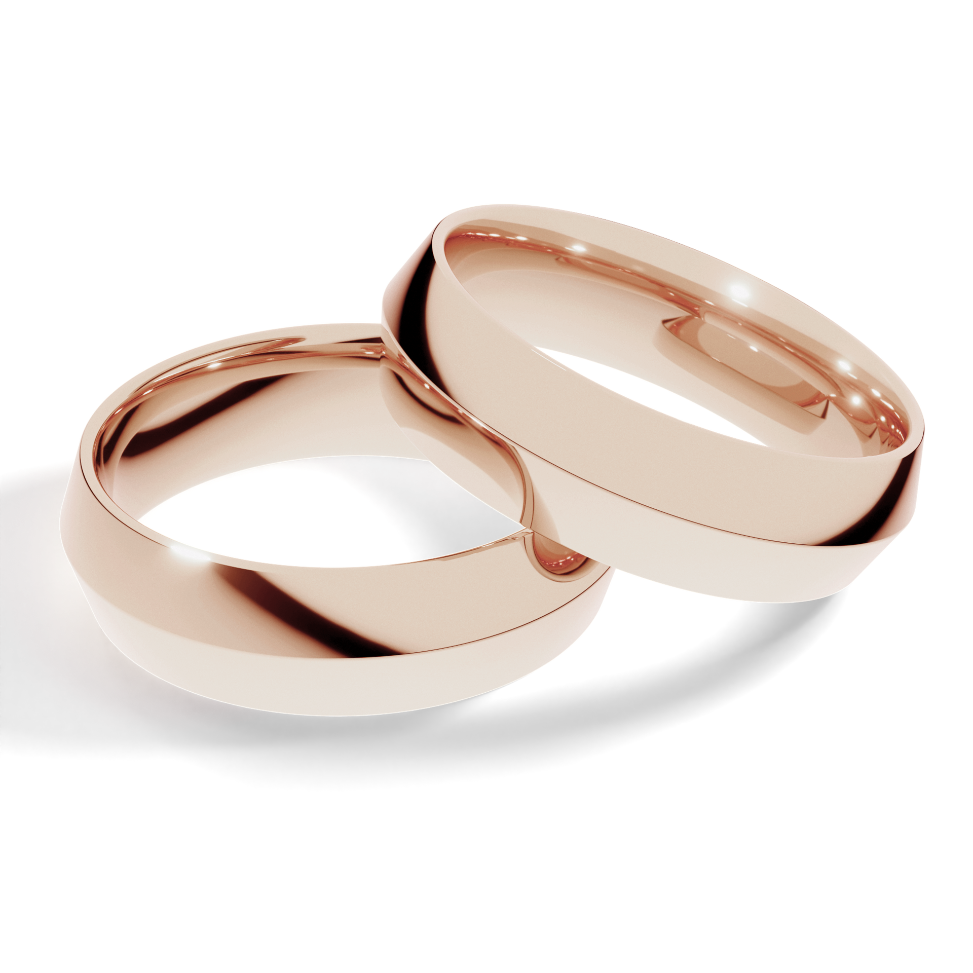 Obrączki ślubne Classica z różowego złota 5,5 mm