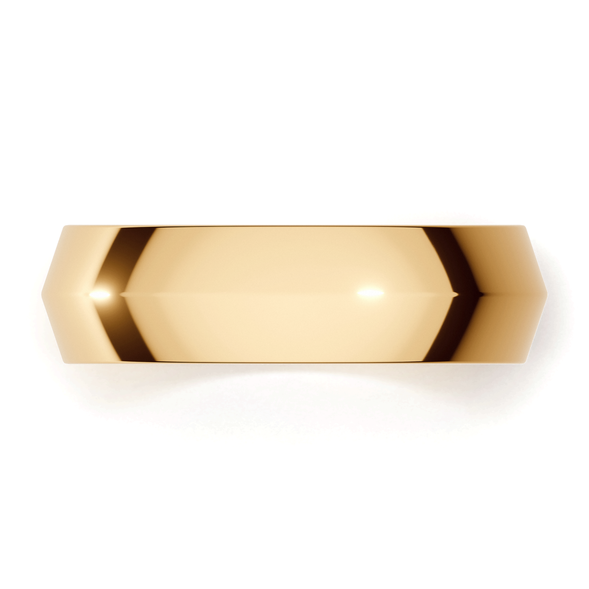 Obraczki slubne bevel 5 5 mm z zoltego zlota 04