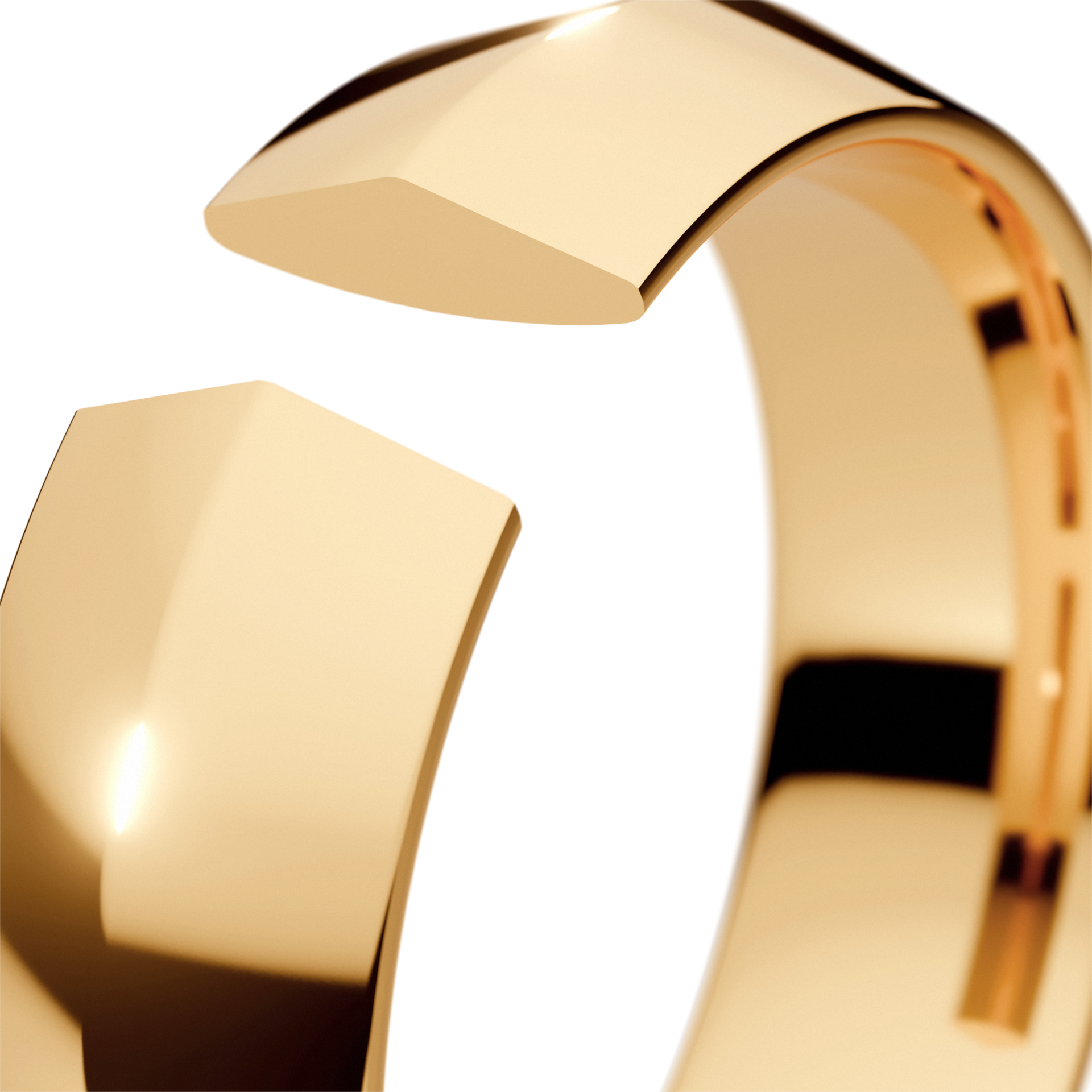 Obraczki slubne bevel 5 5 mm z zoltego zlota 05