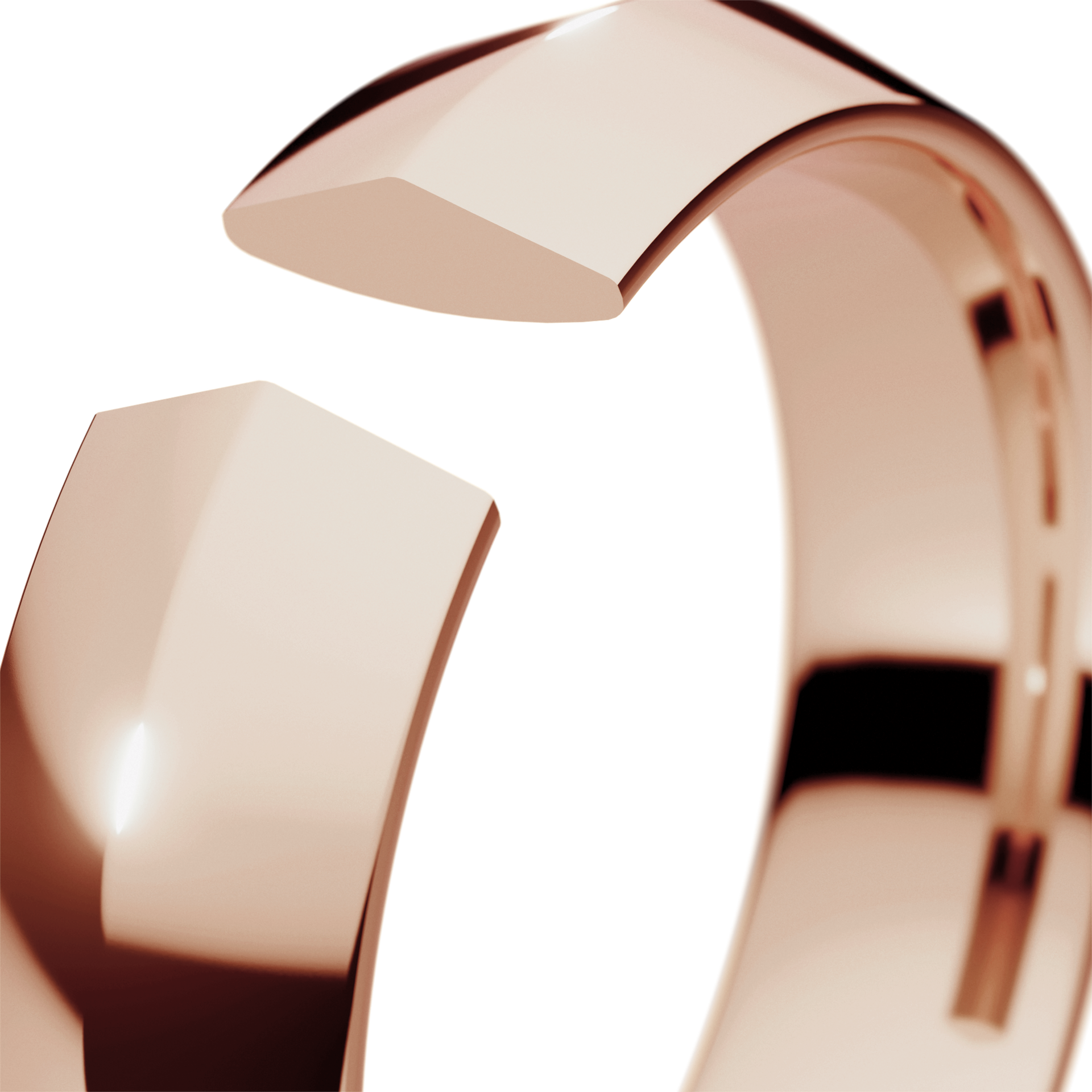 Obraczki slubne bevel 5 mm z rozowego zlota 05