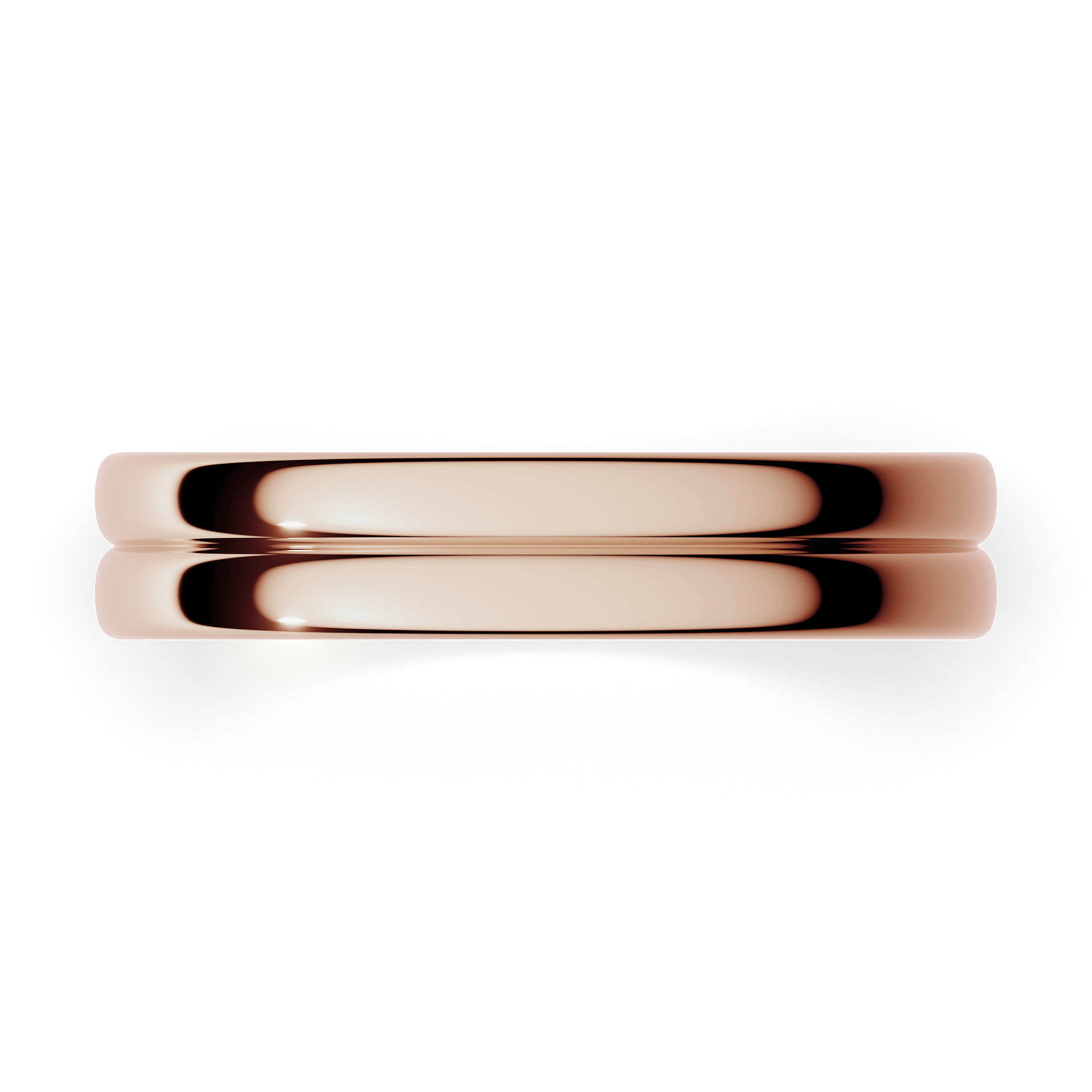 Obraczki slubne modern 1 4 mm z rozowego zlota 04