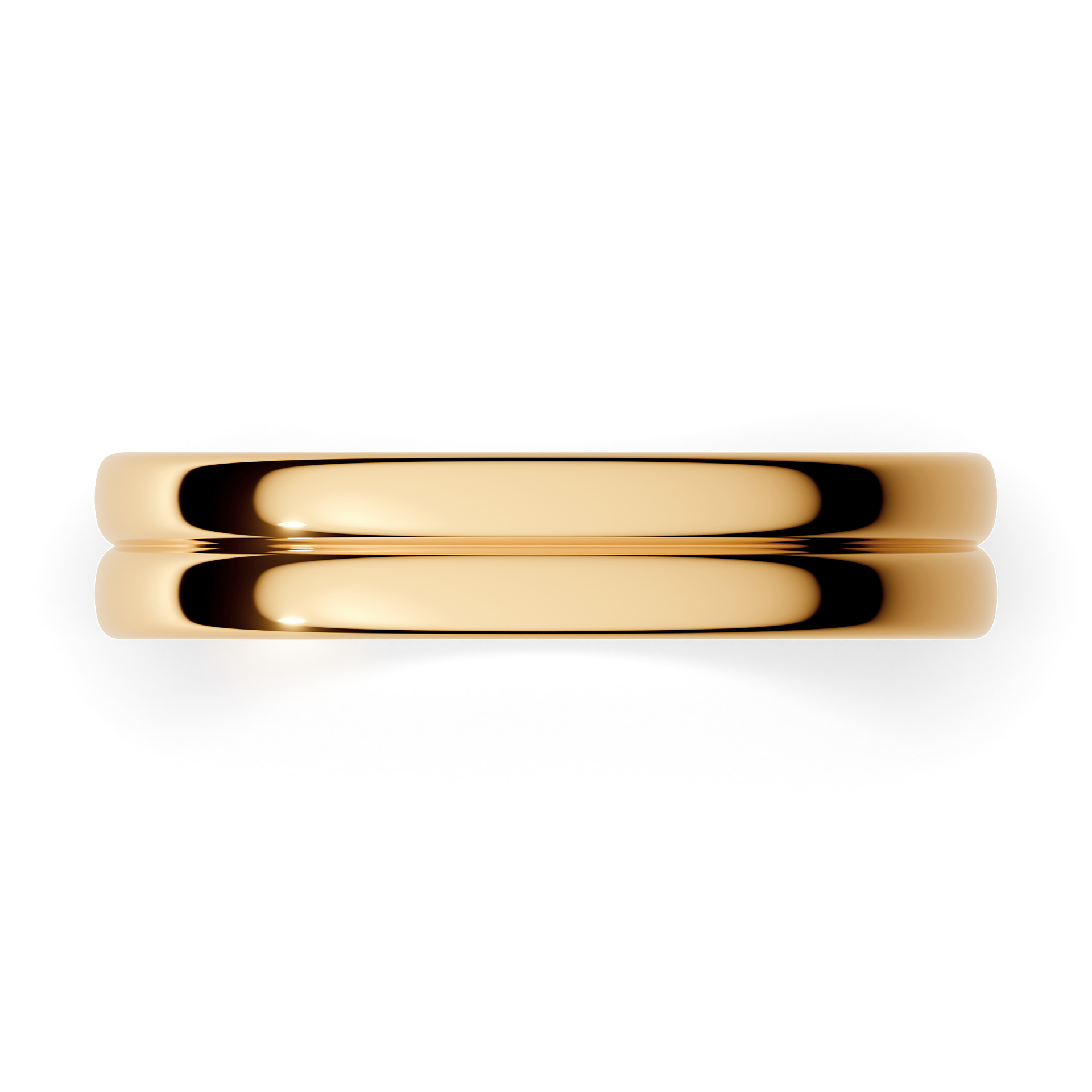 Obraczki slubne modern 1 4 mm z zoltego zlota 04