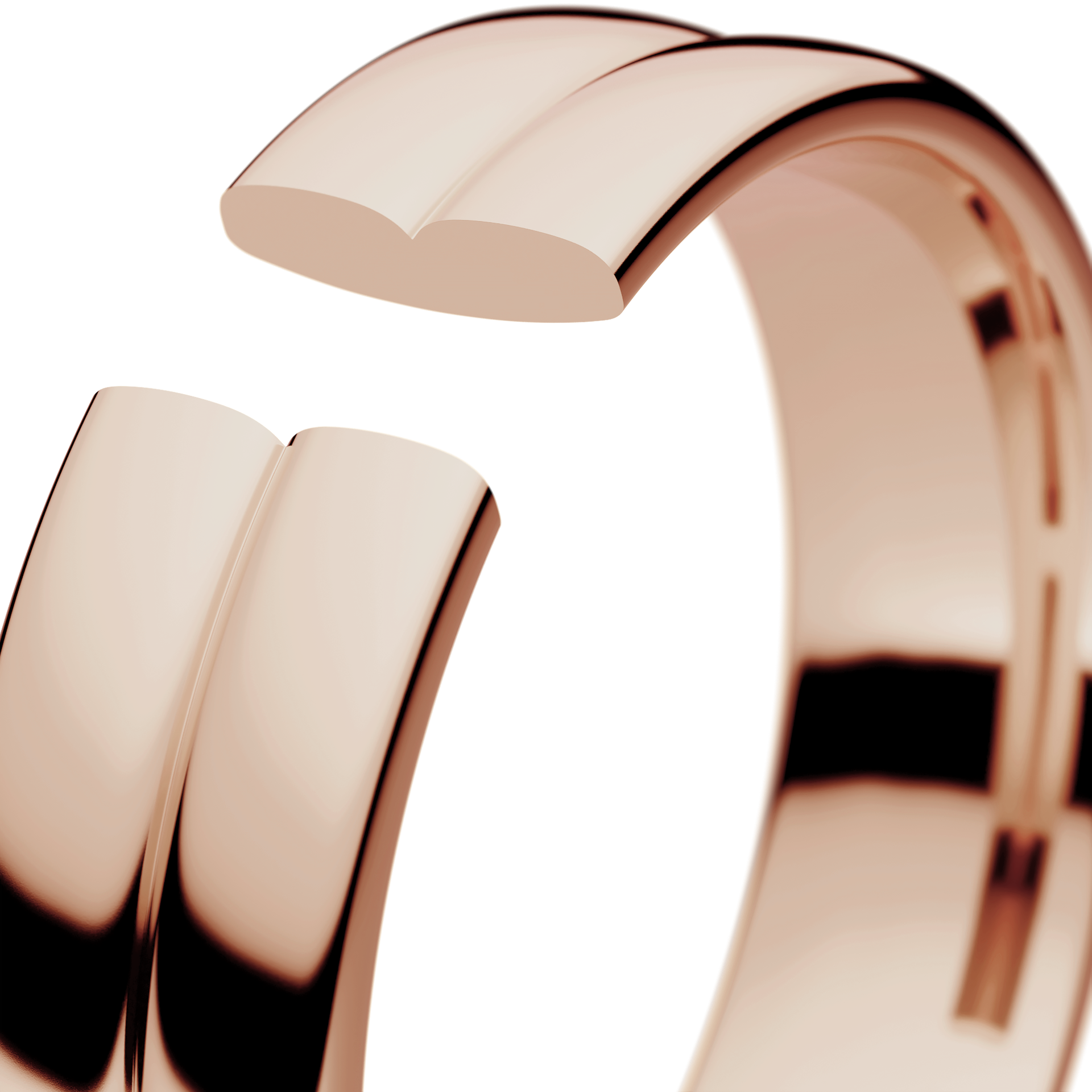 Obraczki slubne modern 1 5 mm z rozowego zlota 05