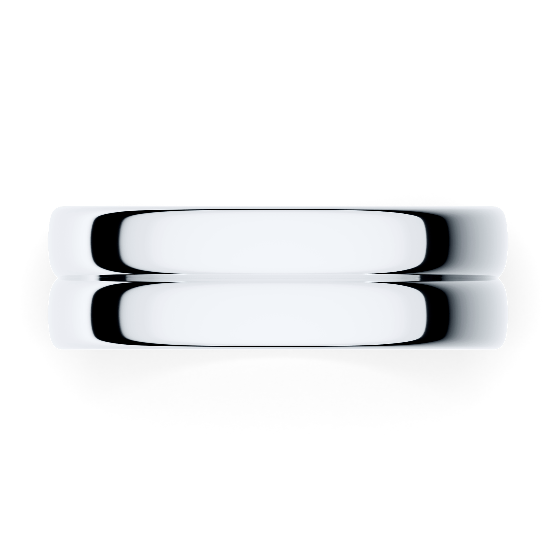 Obraczki slubne modern 1 6 mm z bialego zlota 04