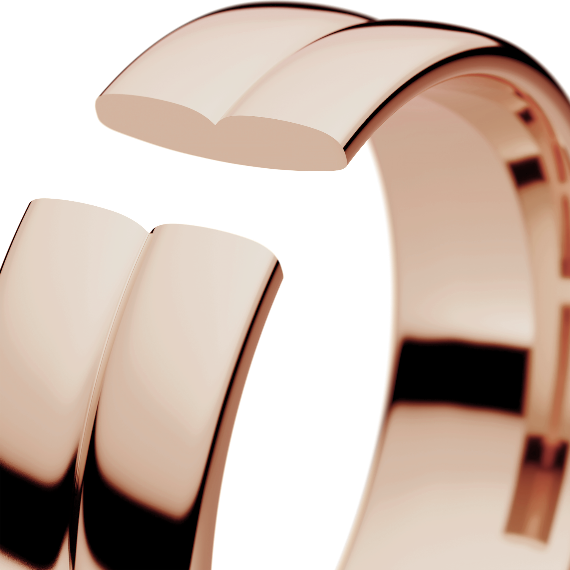 Obraczki slubne modern 1 6 mm z rozowego zlota 05