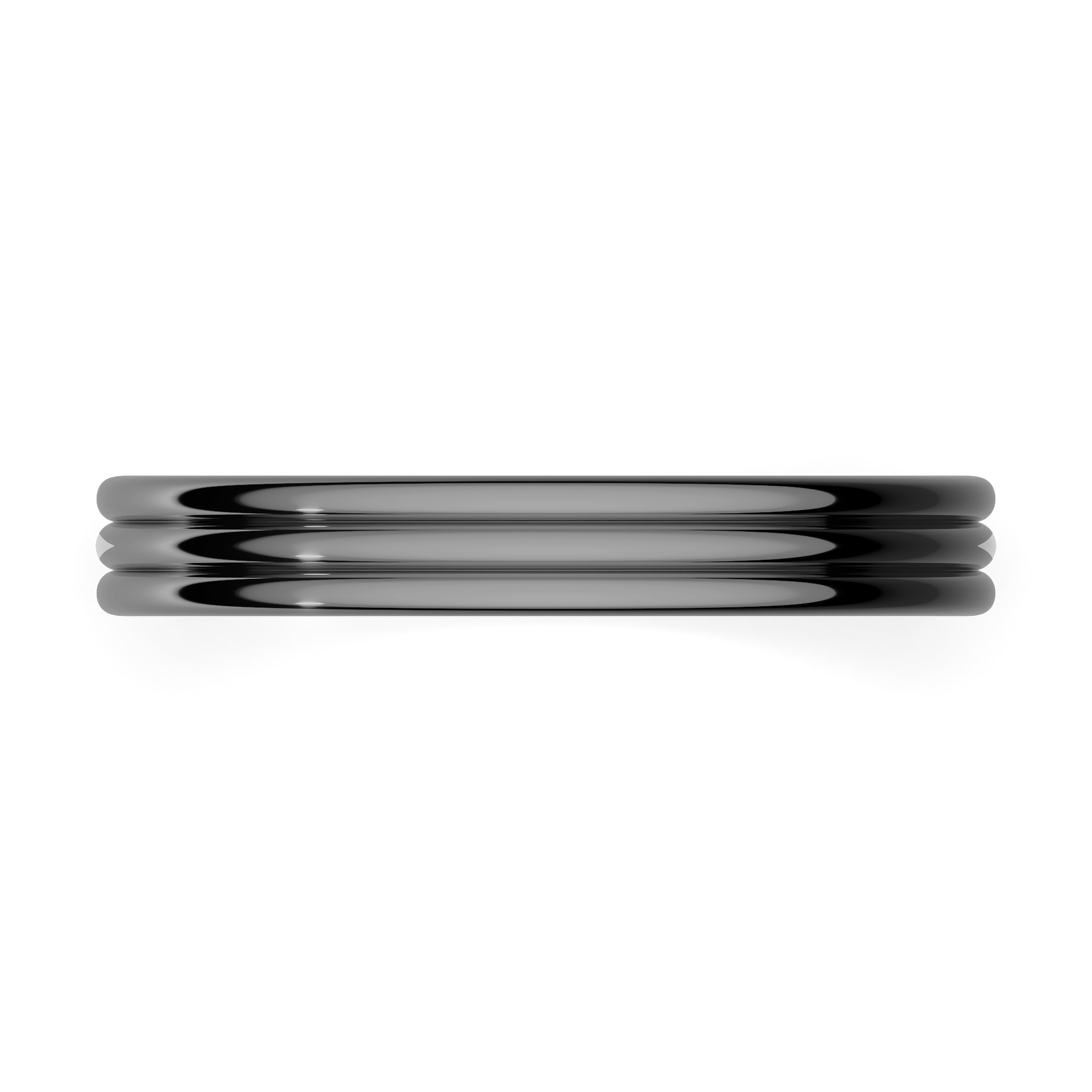 Obraczki slubne modern 2 3 mm z czarnego zlota 04