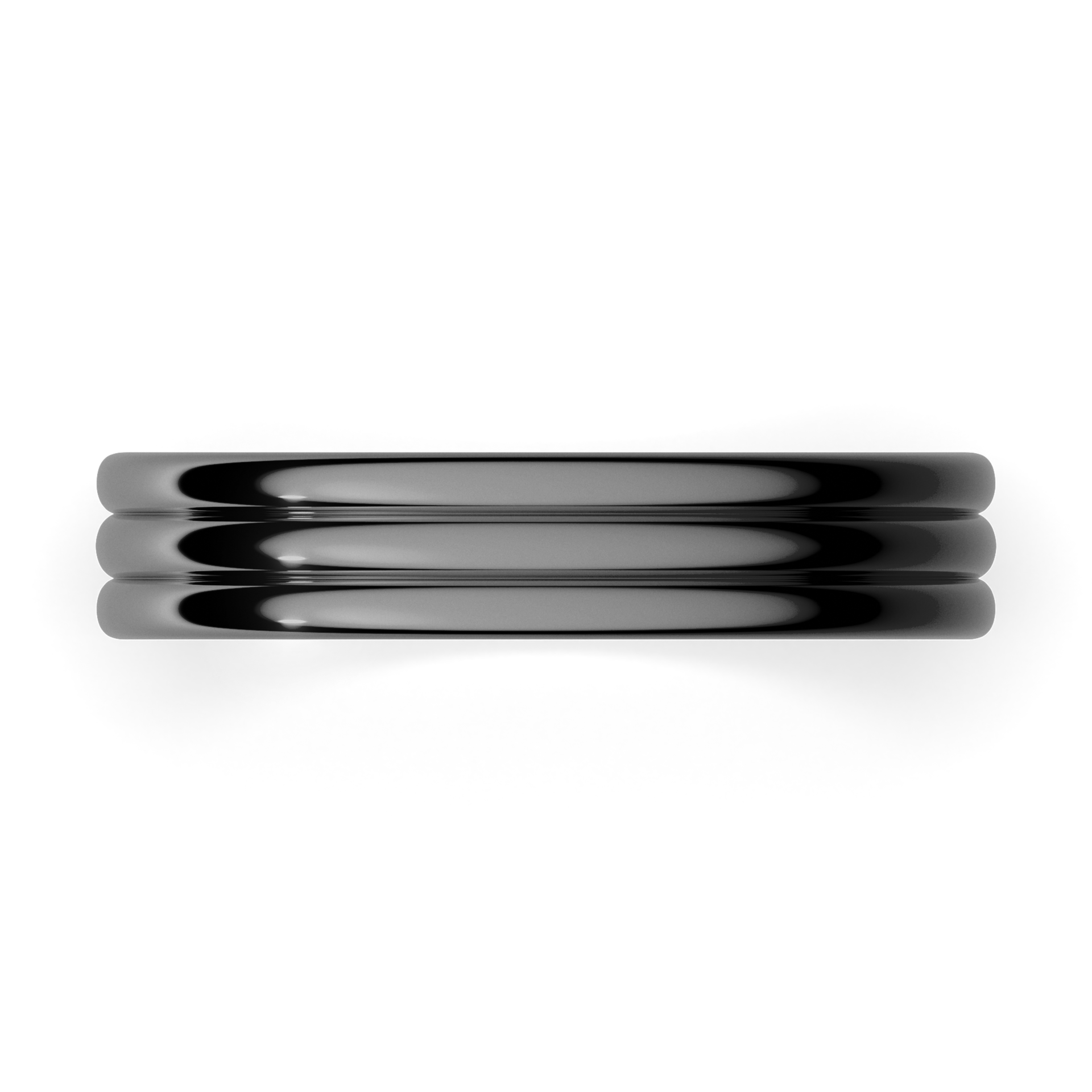 Obraczki slubne modern 2 4 mm z czarnego zlota 04