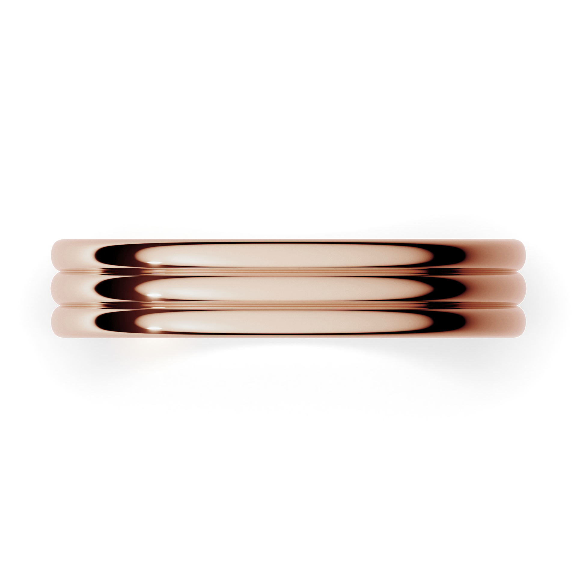 Obraczki slubne modern 2 4 mm z rozowego zlota 04