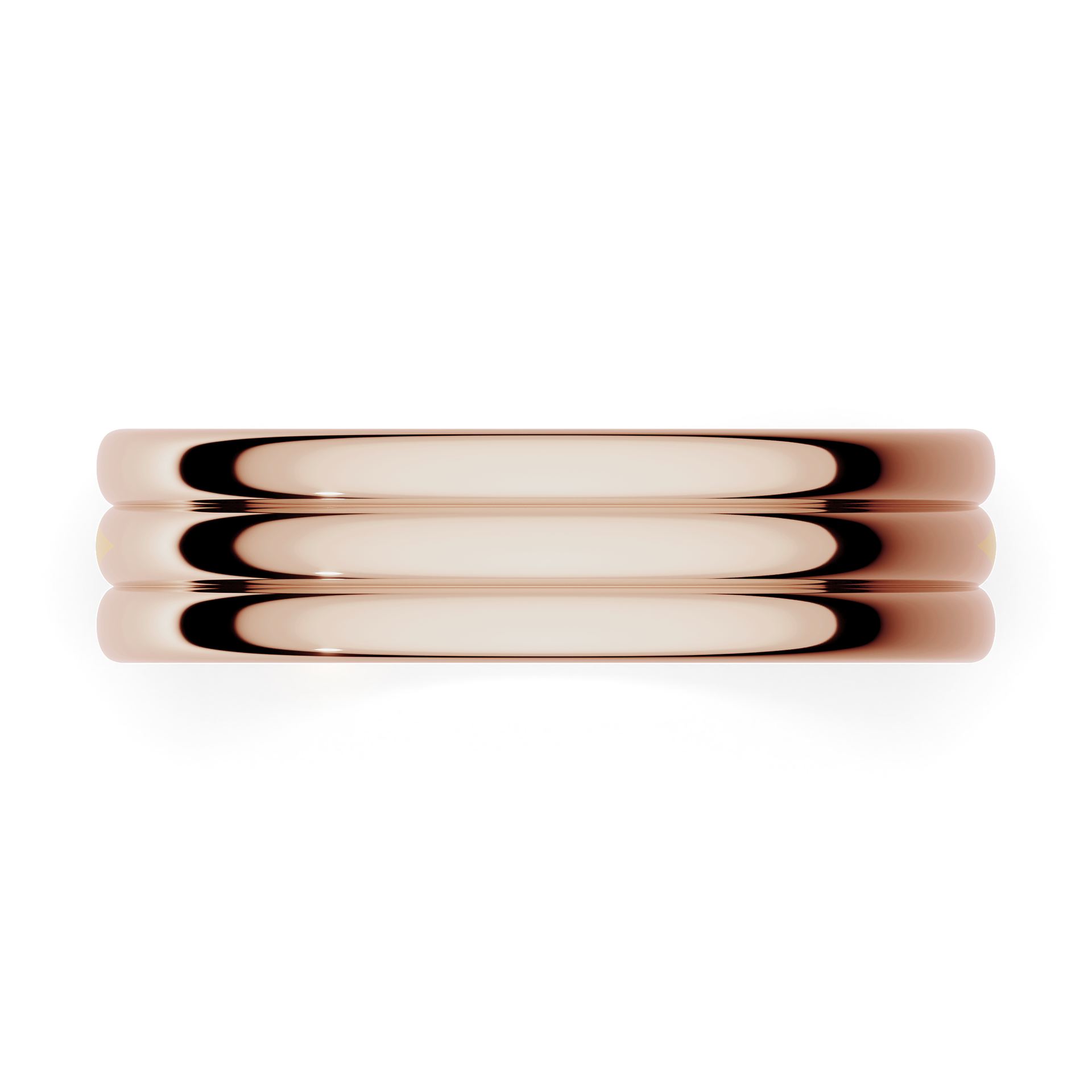 Obraczki slubne modern 2 5 mm z rozowego zlota 04