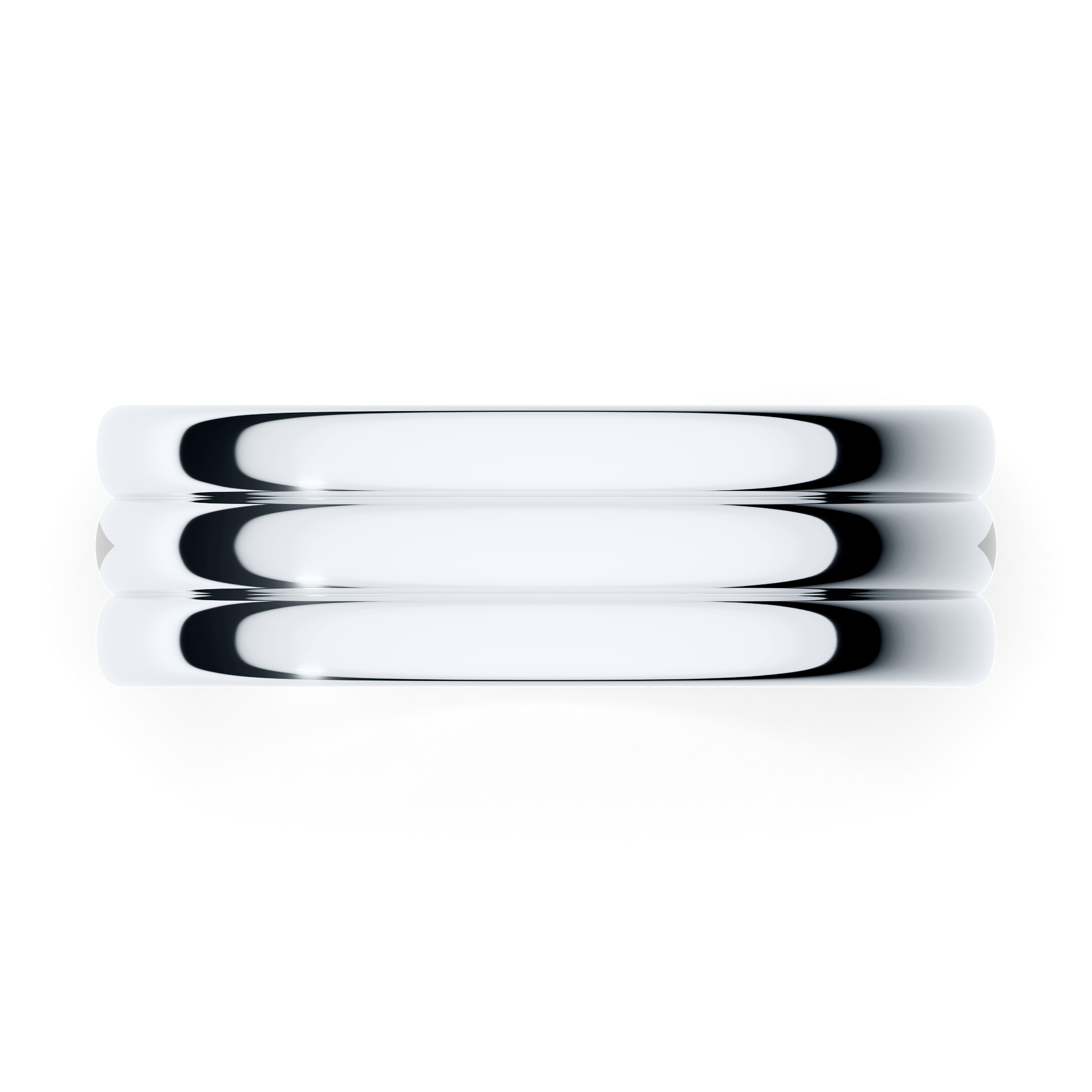 Obraczki slubne modern 2 6 mm z bialego zlota 04