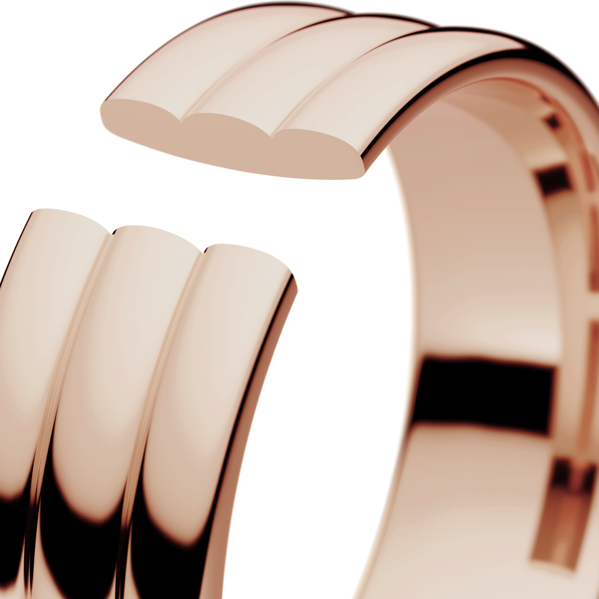 Obraczki slubne modern 2 6 mm z rozowego zlota 05