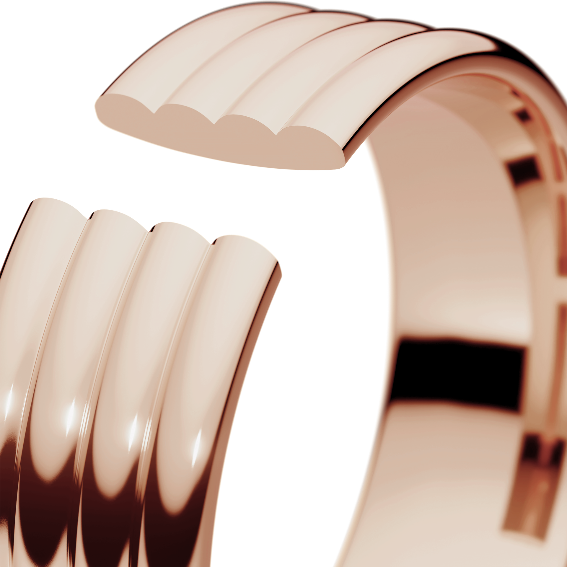 Obraczki slubne modern 3 6 mm z rozowego zlota 05