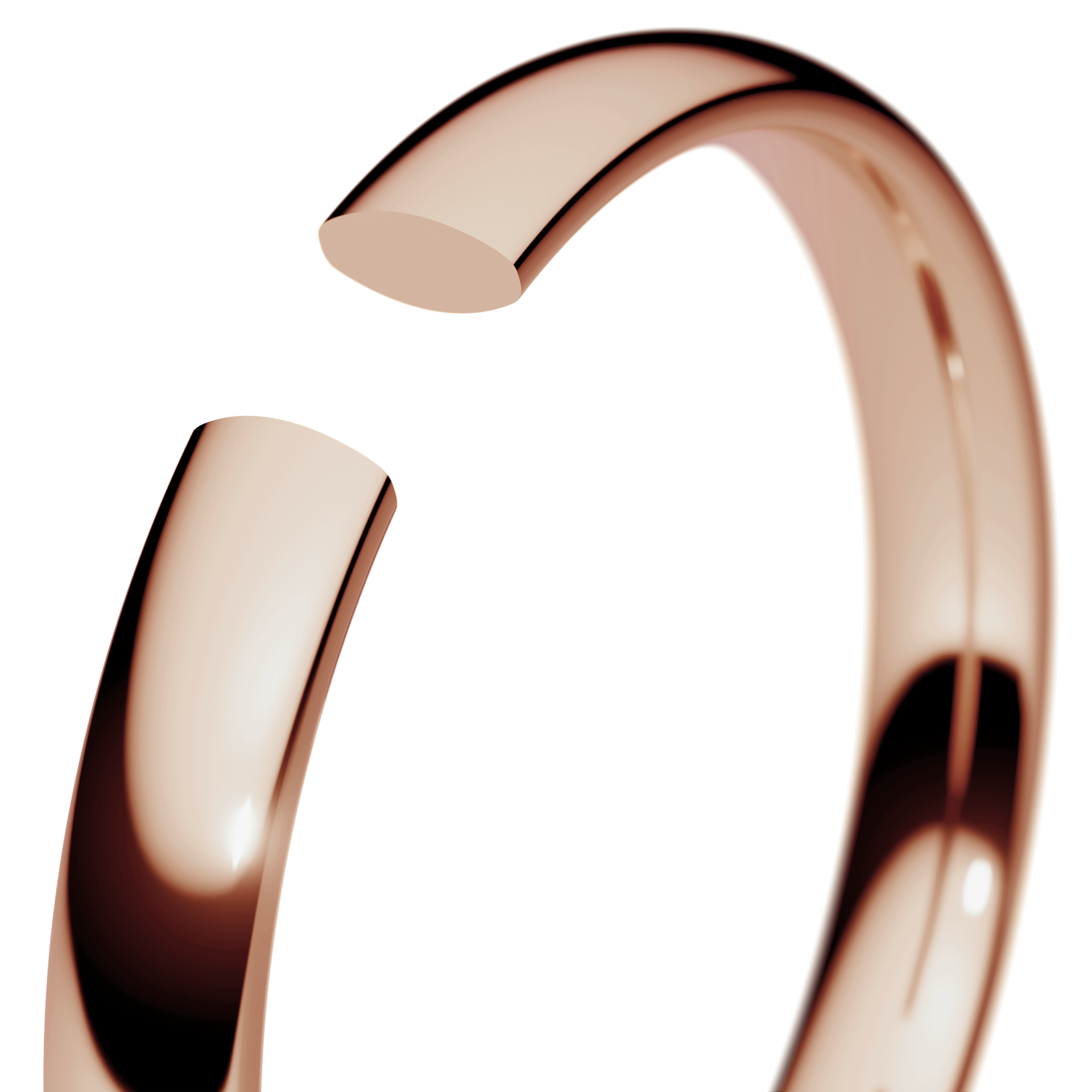 Obraczki slubne polokragla regular 2 5 mm z rozowego zlota 05