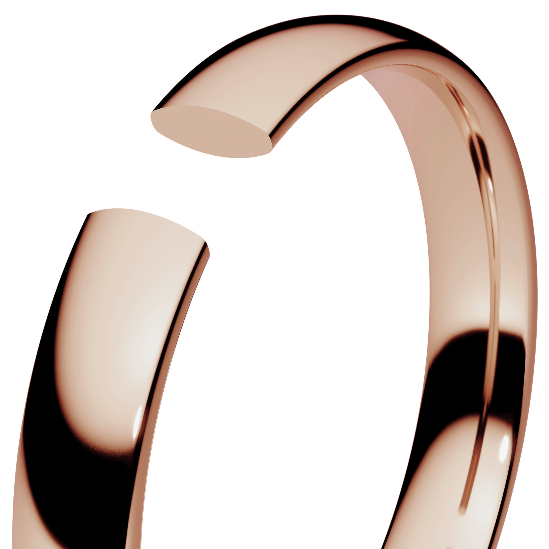 Obraczki slubne polokragla regular 3 mm z rozowego zlota 05