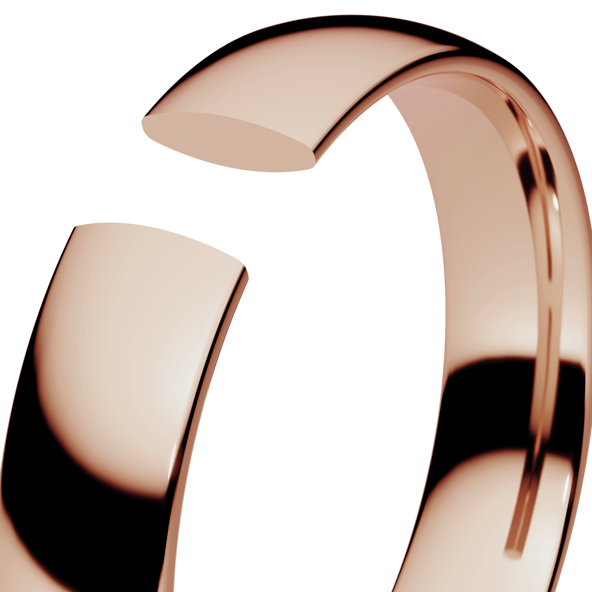 Obraczki slubne polokragla regular 4 mm z rozowego zlota 05