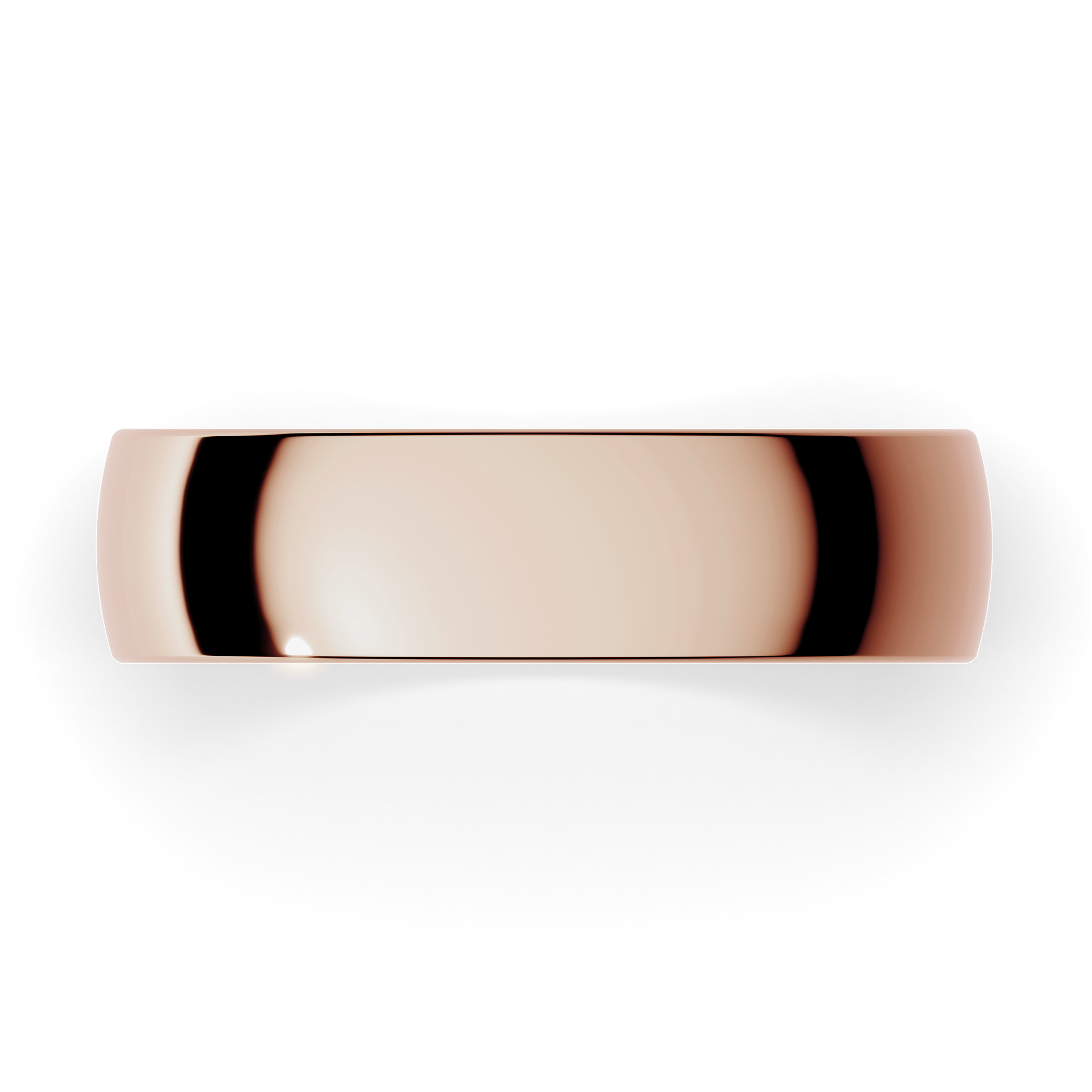 Obraczki slubne polokragla regular 5 mm z rozowego zlota 04