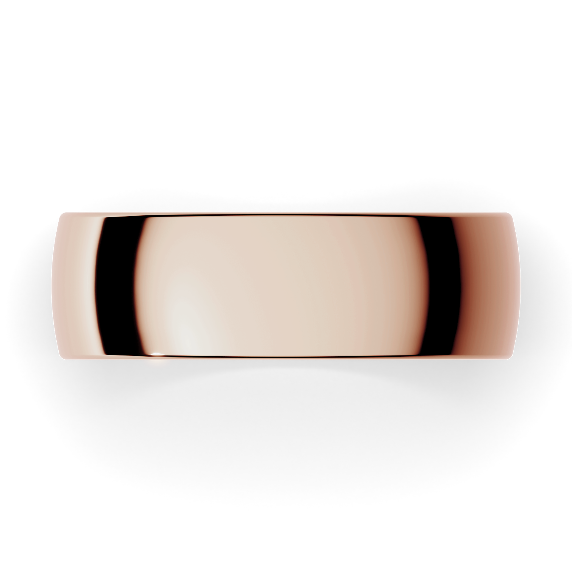 Obraczki slubne polokragla regular 6 mm z rozowego zlota 04