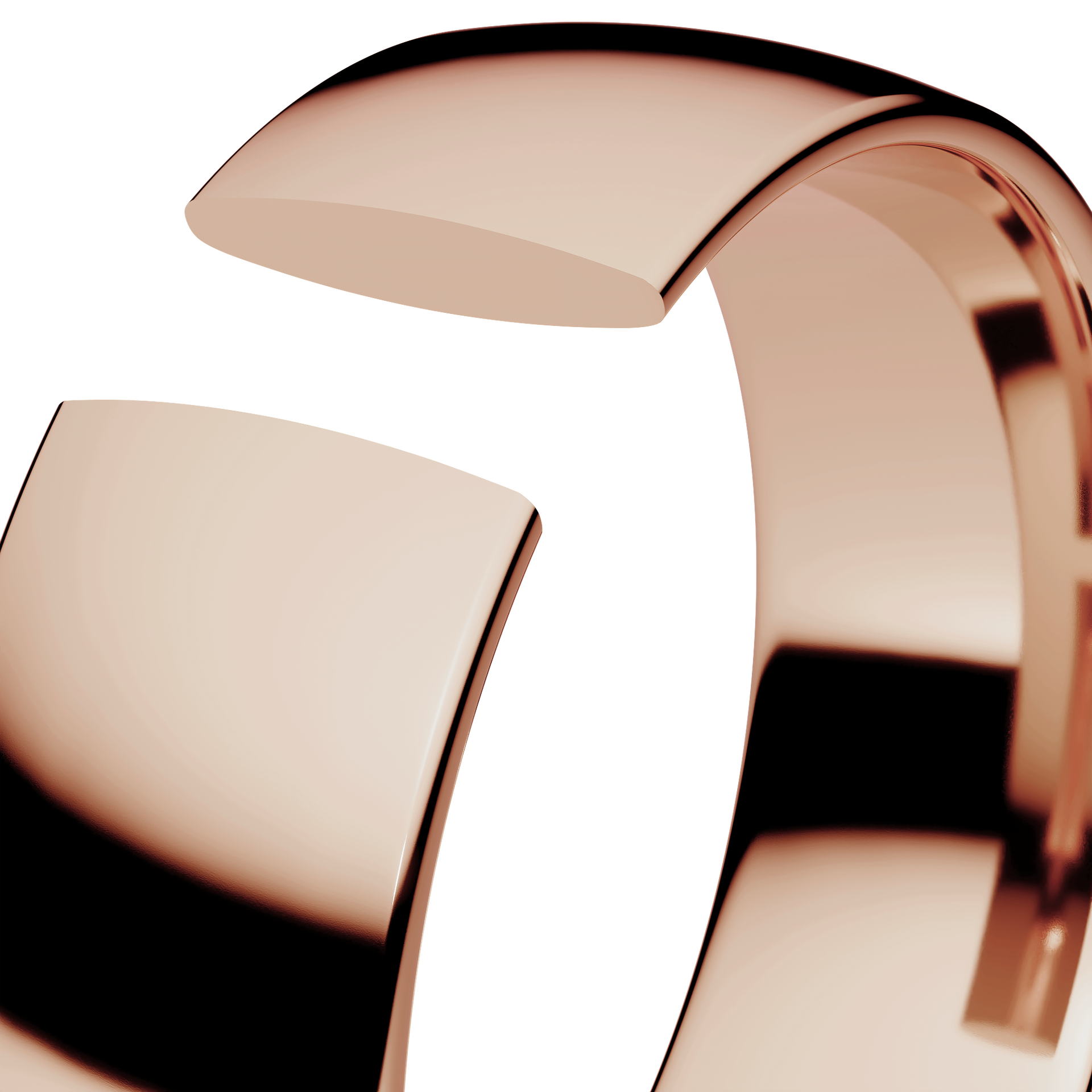 Obraczki slubne polokragla regular 6 mm z rozowego zlota 05