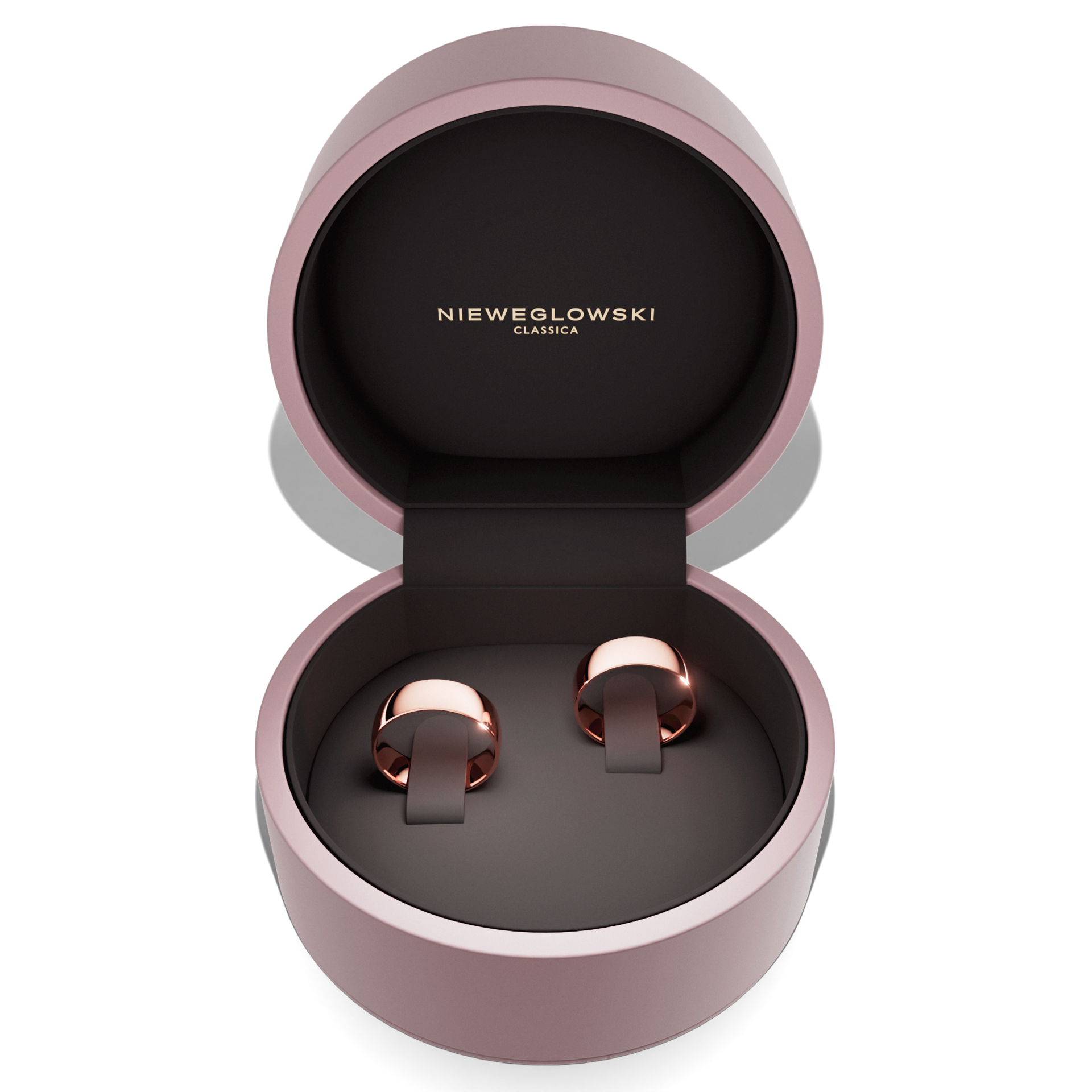 obraczki slubne polokragla regular 6 mm z rozowego zlota 06 