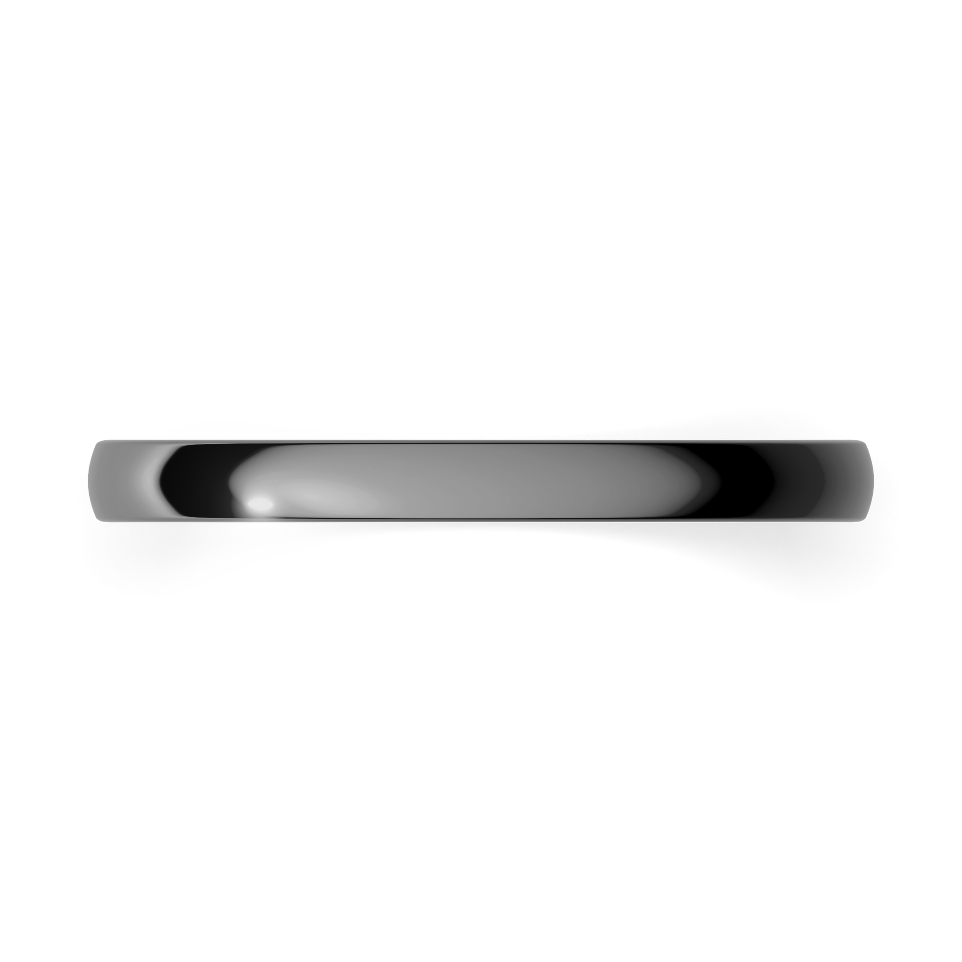 Obraczki slubne polokrogla fit 2 5 mm z czarnego zlota 04