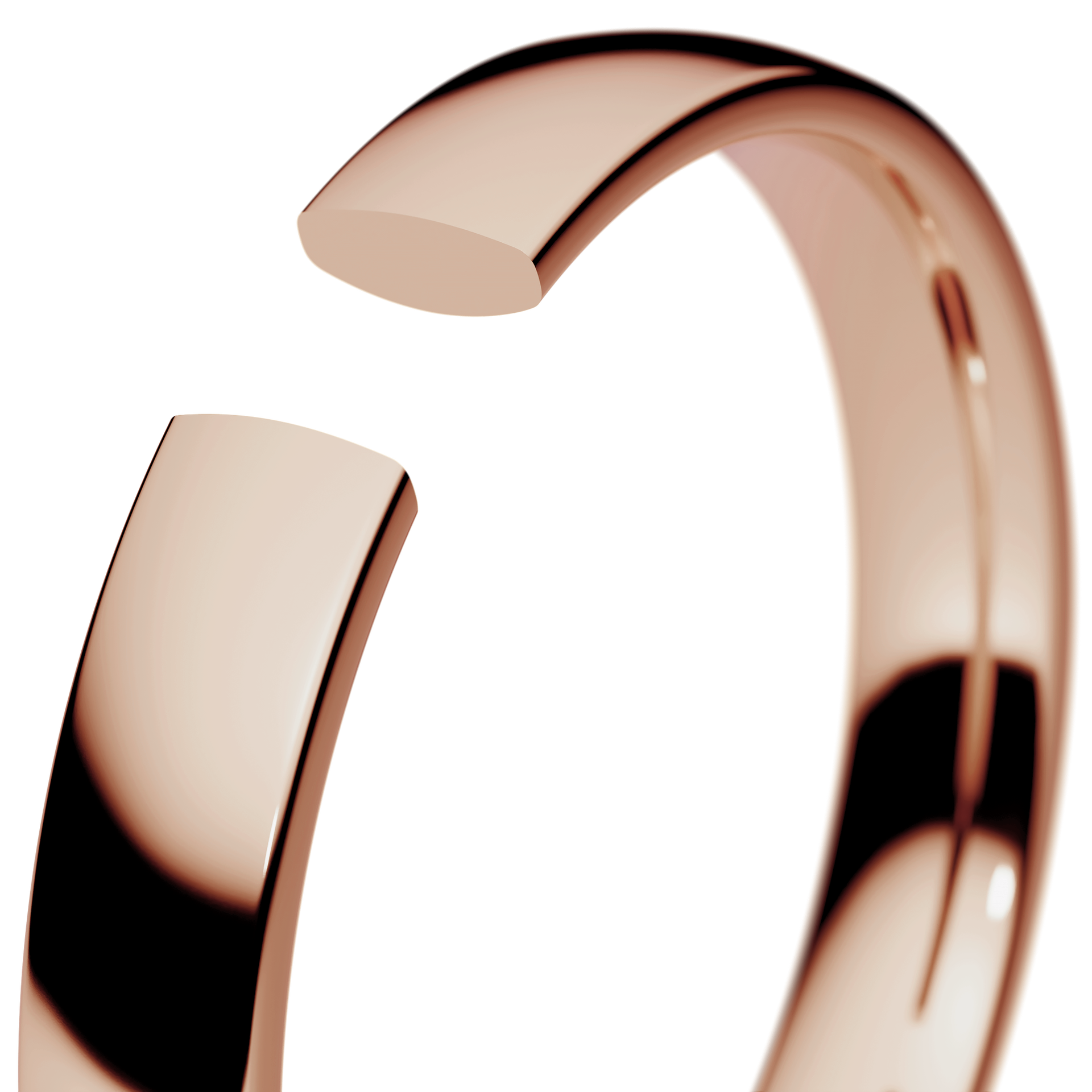 Obraczki slubne polokrogla fit 3 5 mm z rozowego zlota 05