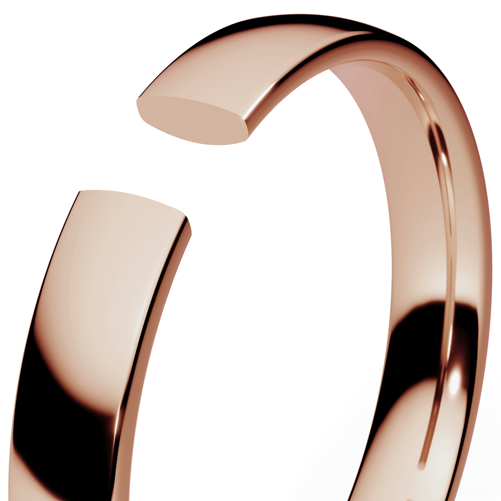 Obraczki slubne polokrogla fit 3 mm z rozowego zlota 05