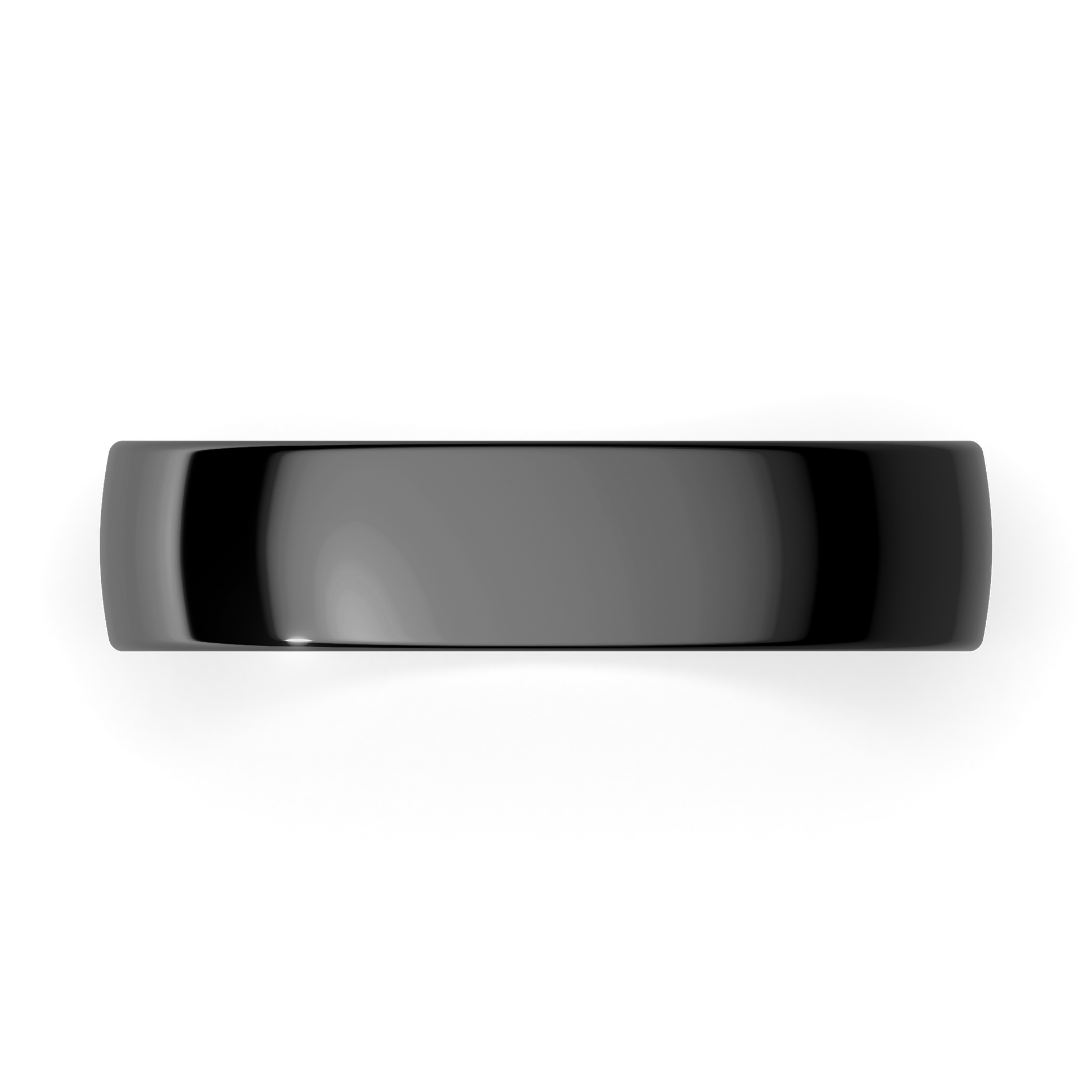 Obraczki slubne polokrogla fit 4 5 mm z czarnego zlota 04