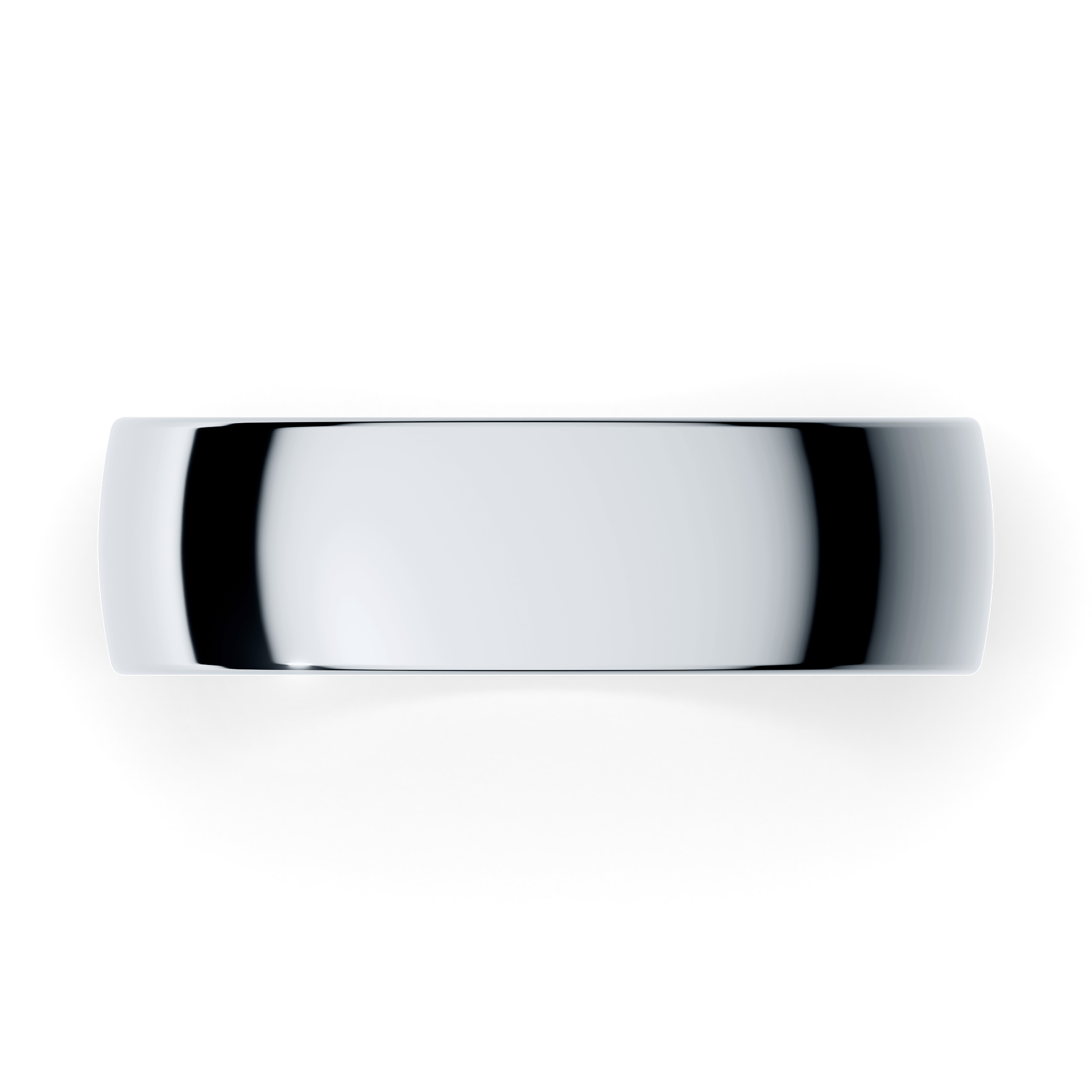 Obraczki slubne polokrogla fit 5 5 mm z bialego zlota 04