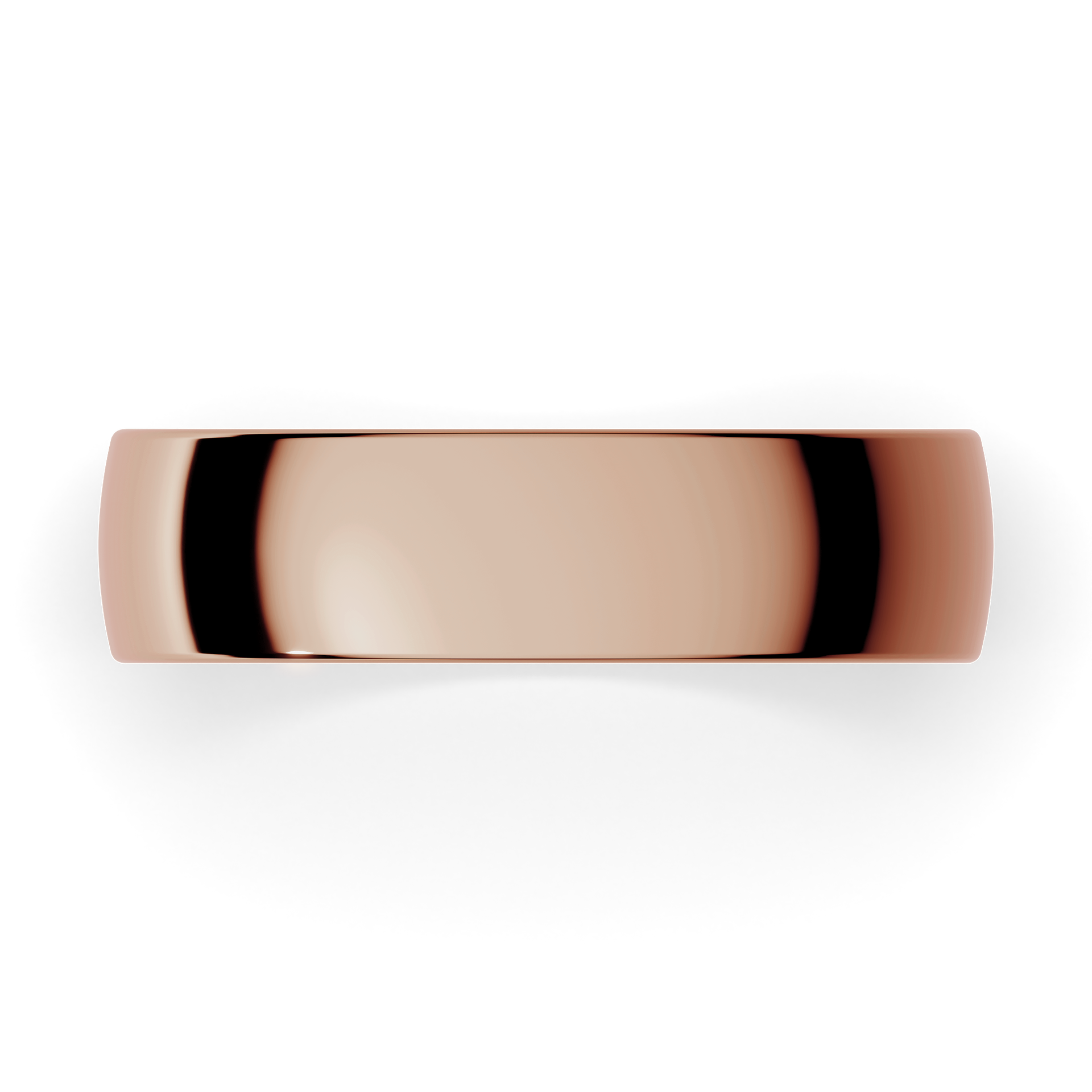 Obraczki slubne polokrogla fit 5 mm z rozowego zlota 04