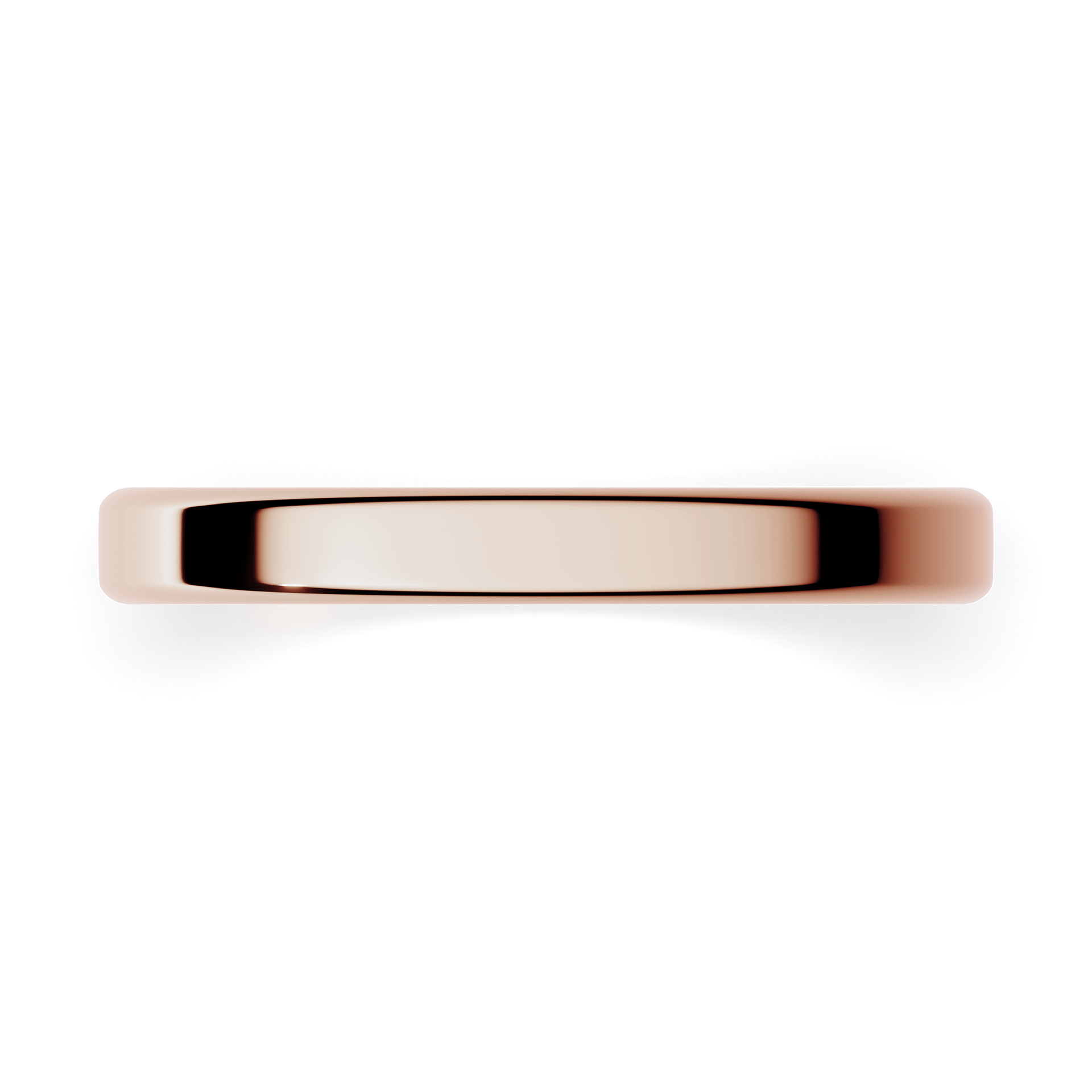 Obraczki slubne polokragle urban 2 5 mm z rozowego zlota 04