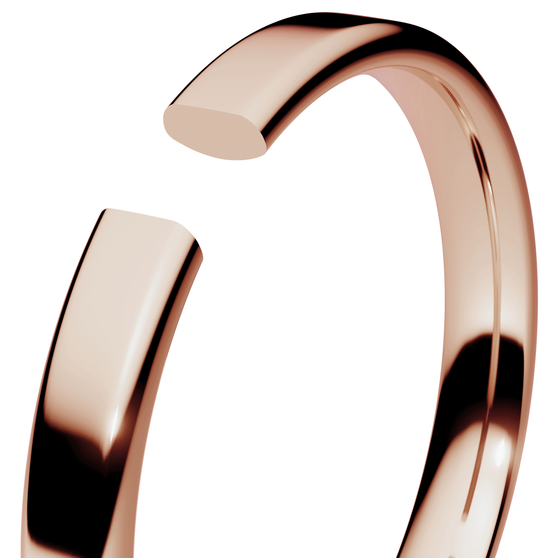Obraczki slubne polokragle urban 2 5 mm z rozowego zlota 05