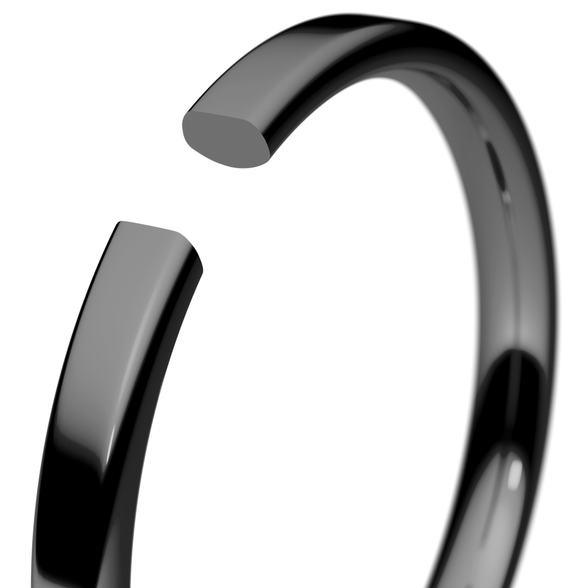 Obraczki slubne polokragle urban 2 mm z czarnego zlota 05
