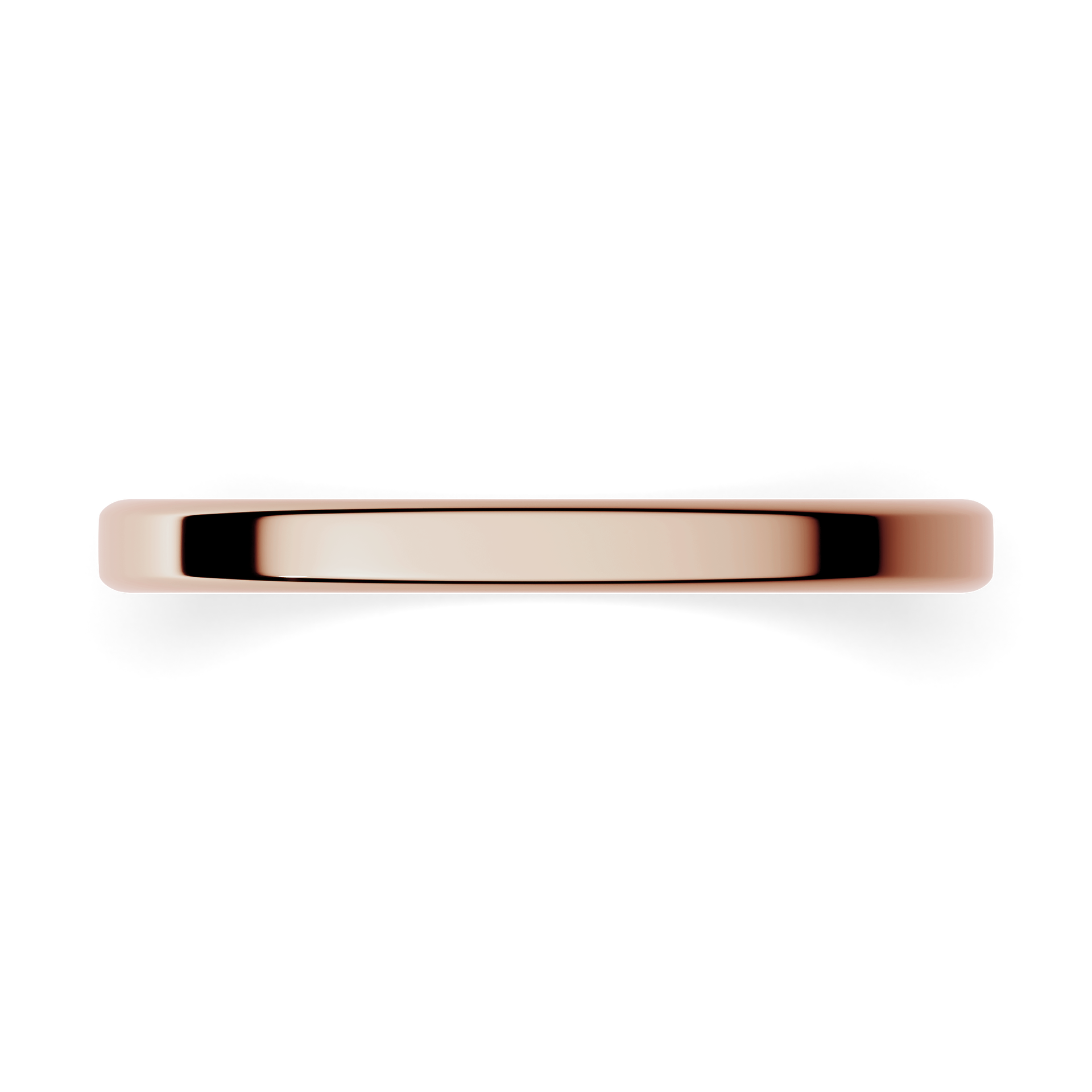 Obraczki slubne polokragle urban 2 mm z rozowego zlota 04