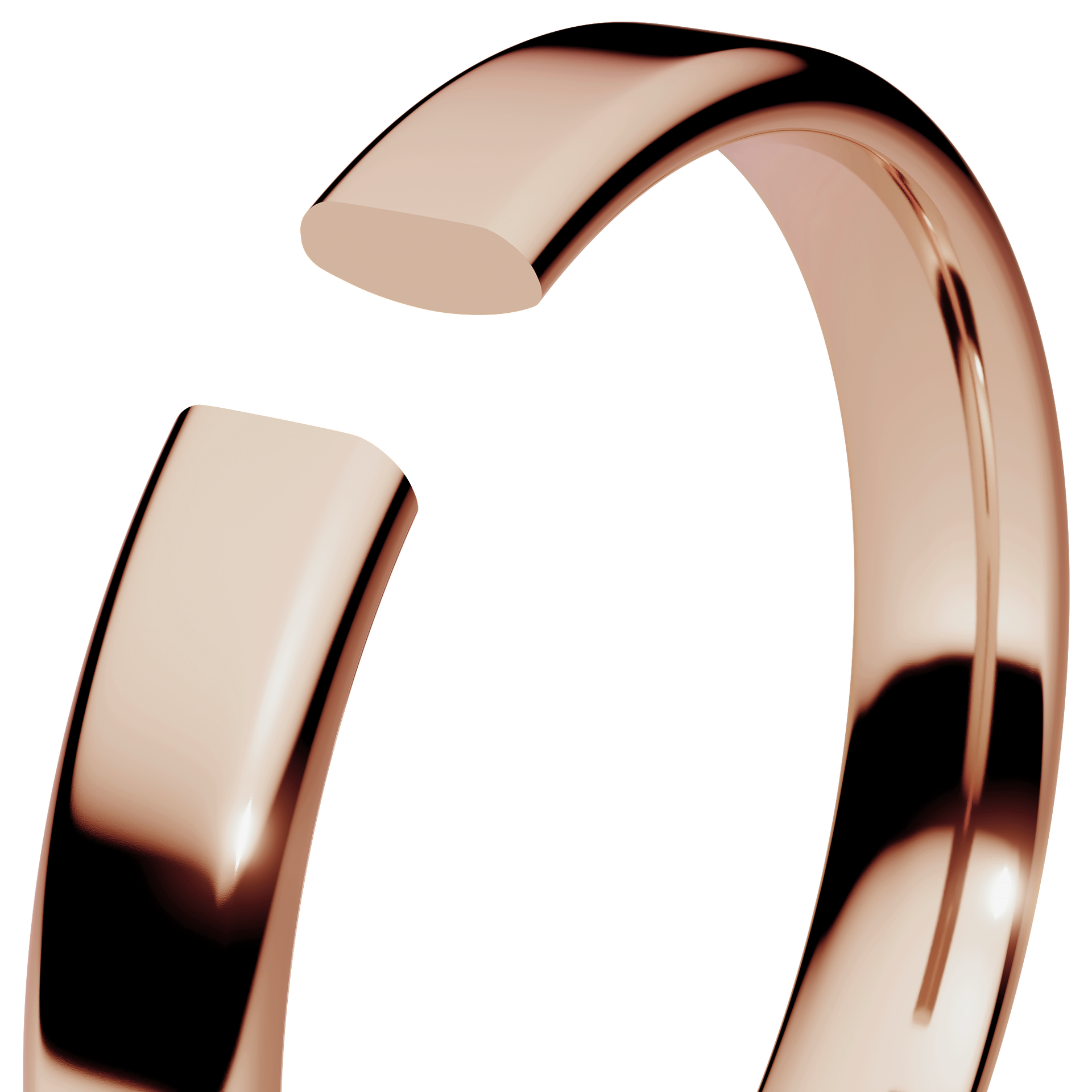 Obraczki slubne polokragle urban 3 mm z rozowego zlota 05