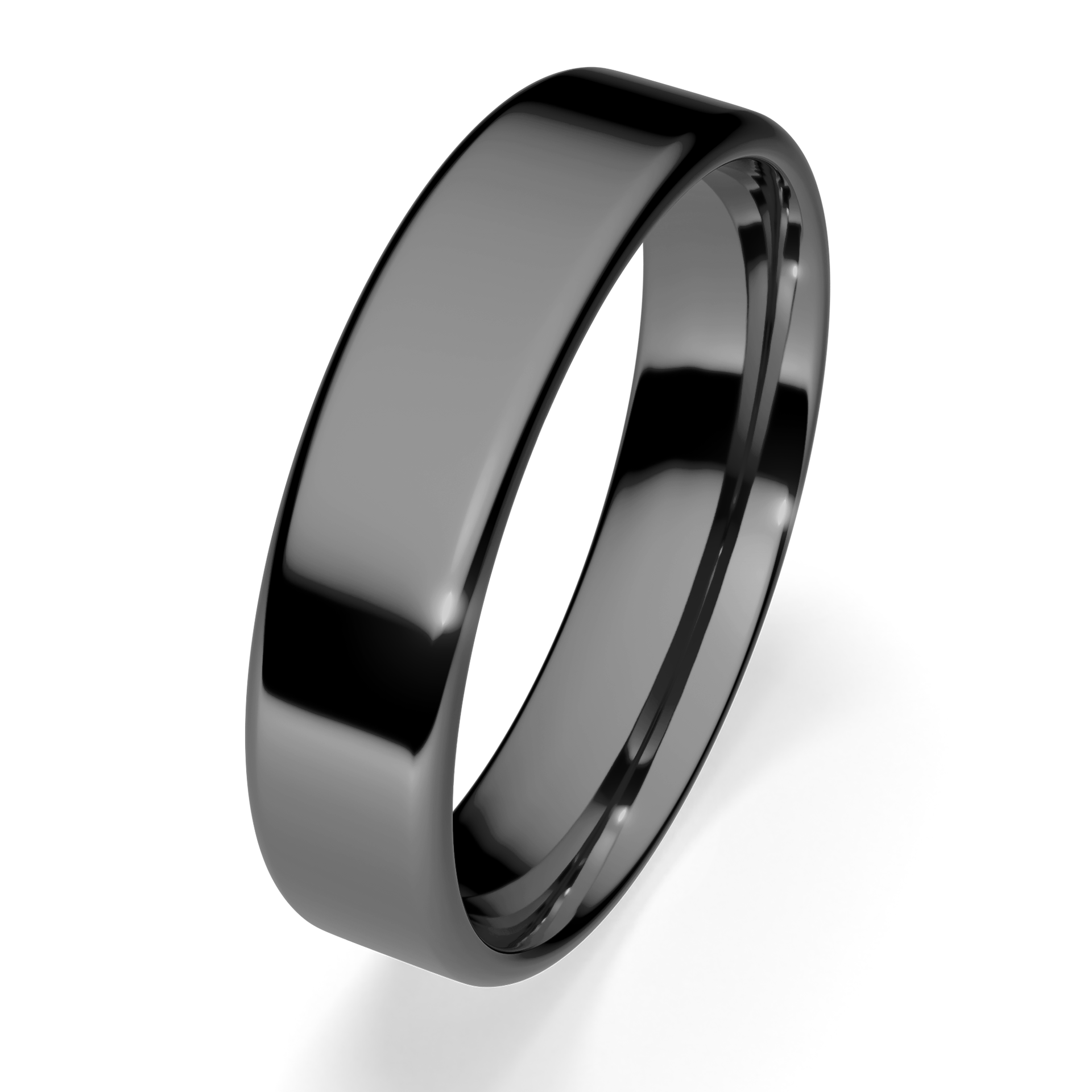 Obrączki ślubne Urban z czarnego złota 4,5 mm