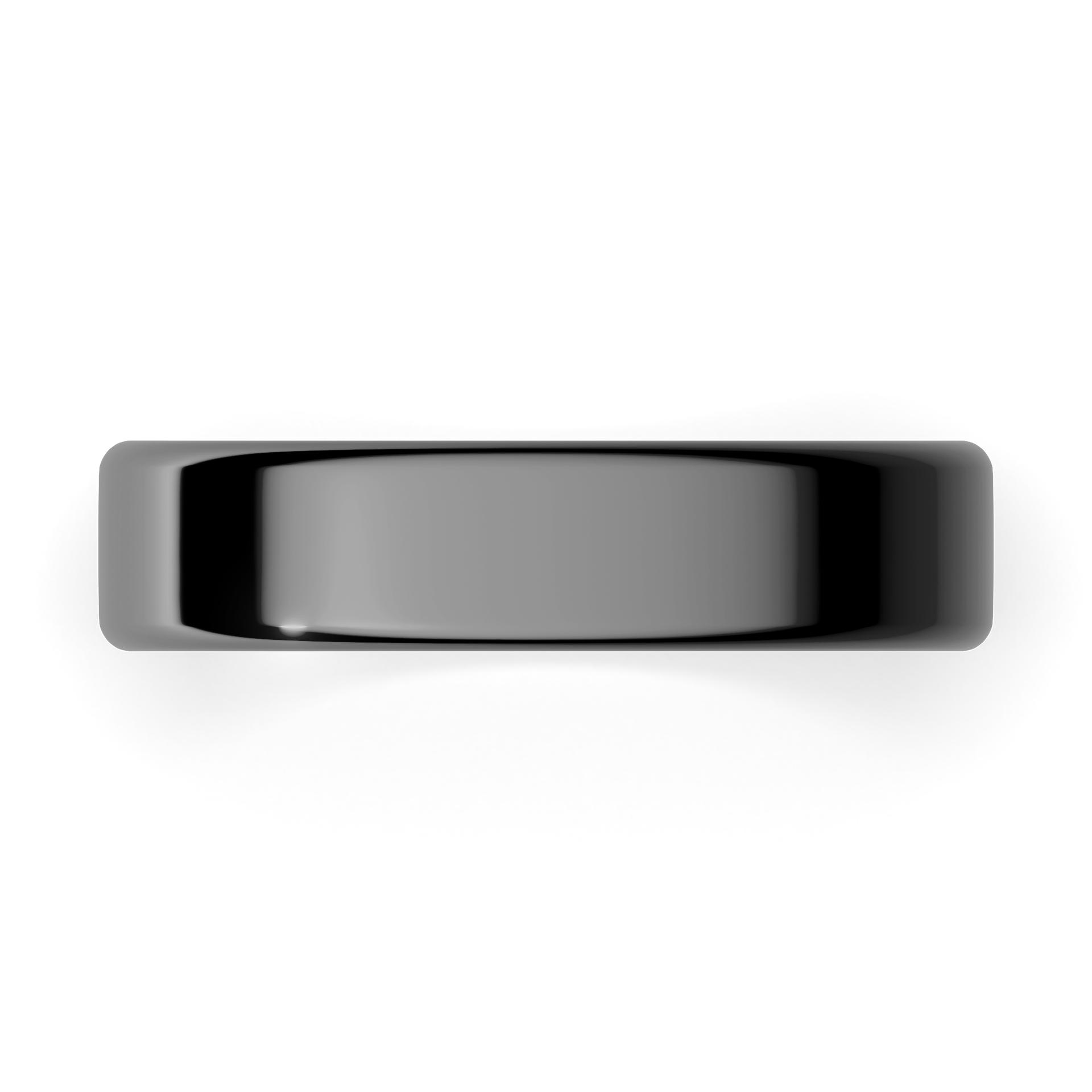 Obraczki slubne polokragle urban 4 5 mm z czarnego zlota 04