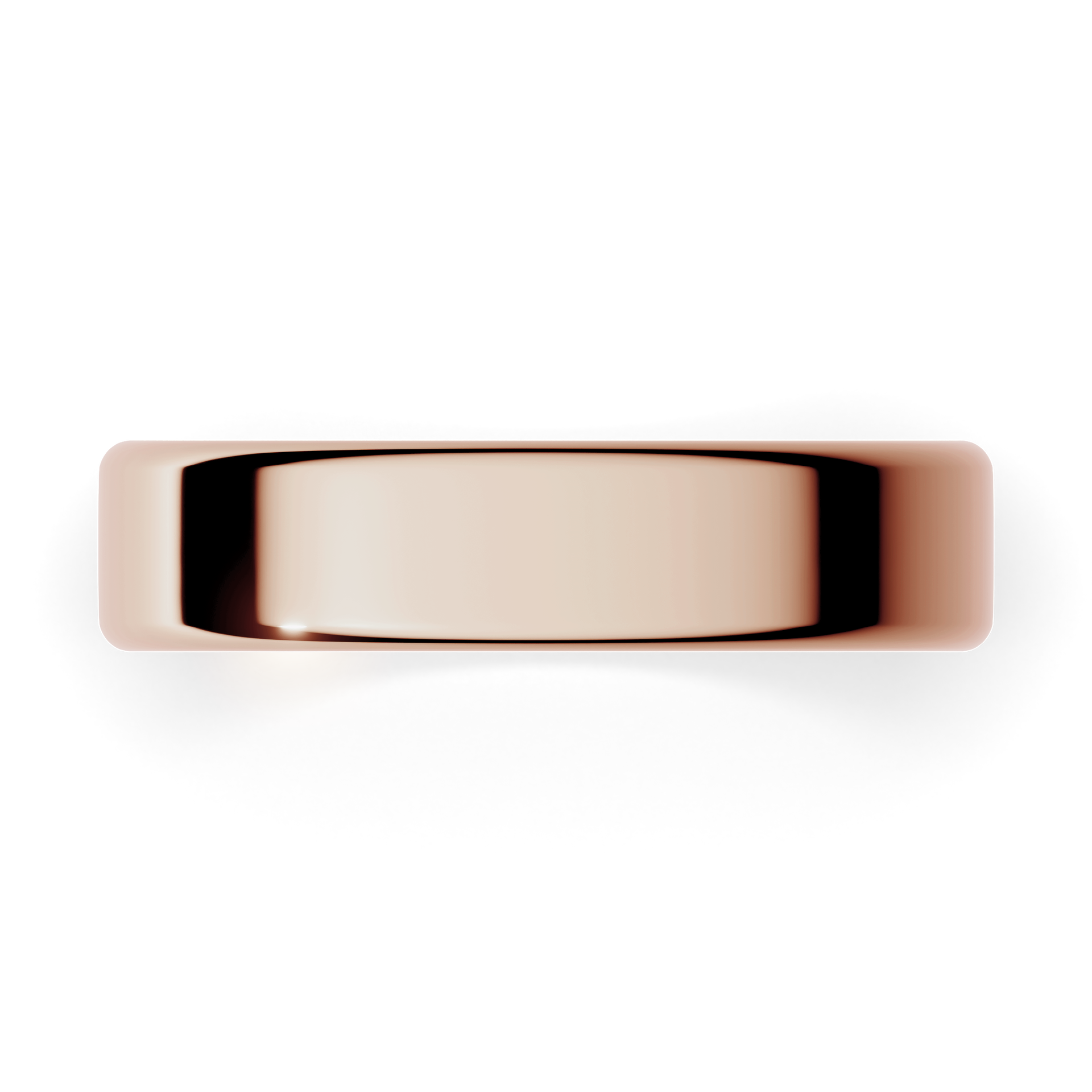 Obraczki slubne polokragle urban 4 5 mm z rozowego zlota 04