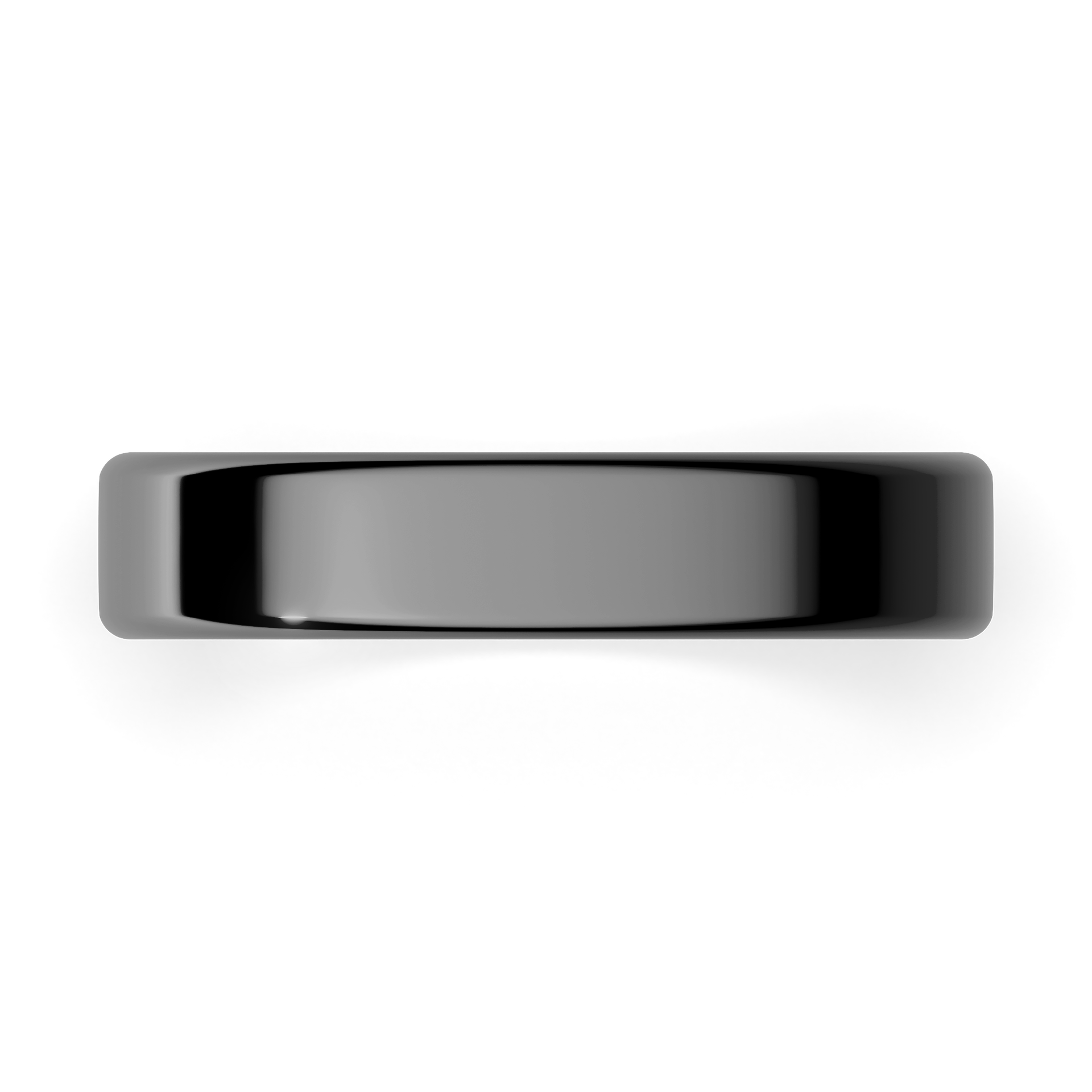 Obraczki slubne polokragle urban 4 mm z czarnego zlota 04