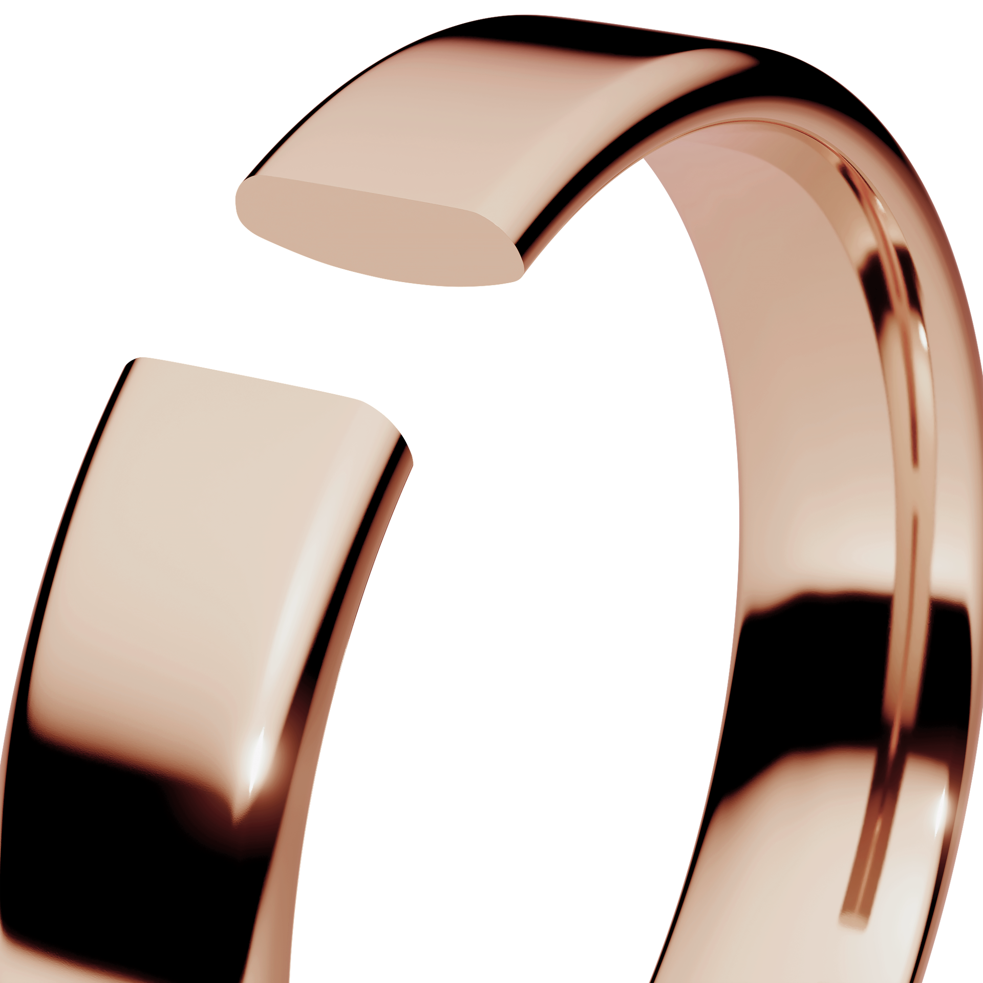 Obraczki slubne polokragle urban 4 mm z rozowego zlota 05