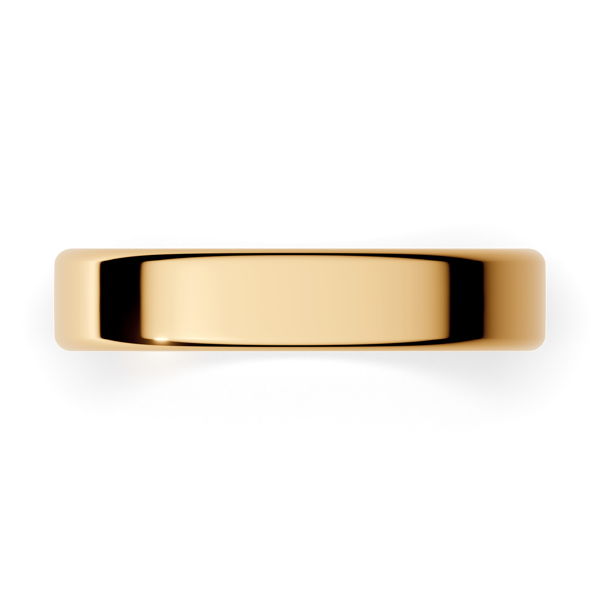 Obraczki slubne polokragle urban 4 mm z zoltego zlota 04