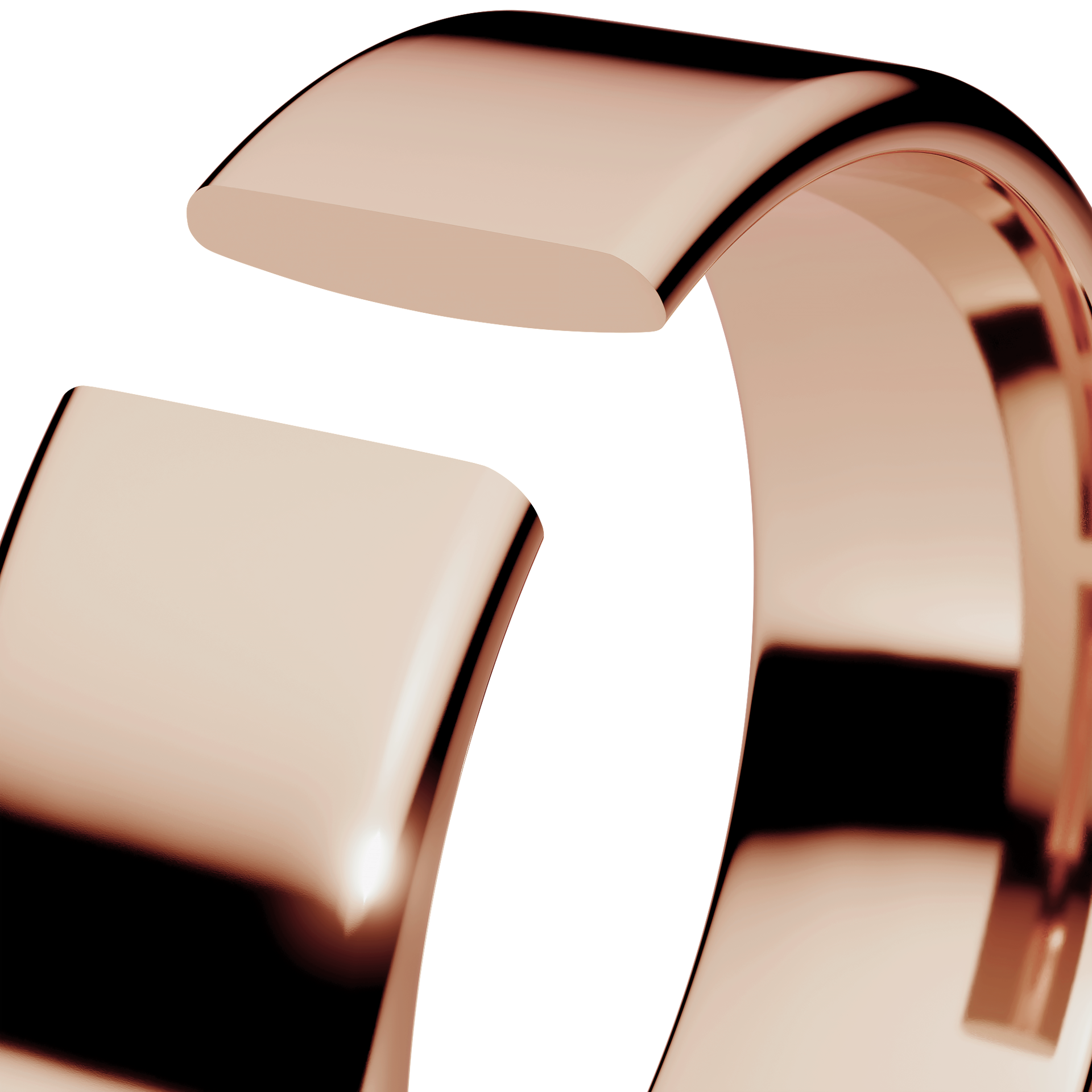Obraczki slubne polokragle urban 5 5 mm z rozowego zlota 05
