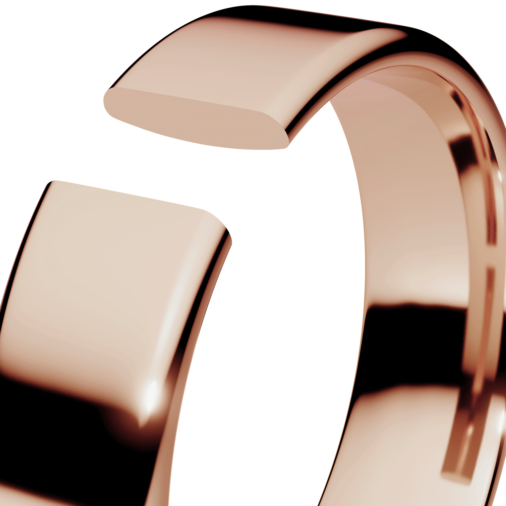 Obraczki slubne polokragle urban 5 mm z rozowego zlota 05