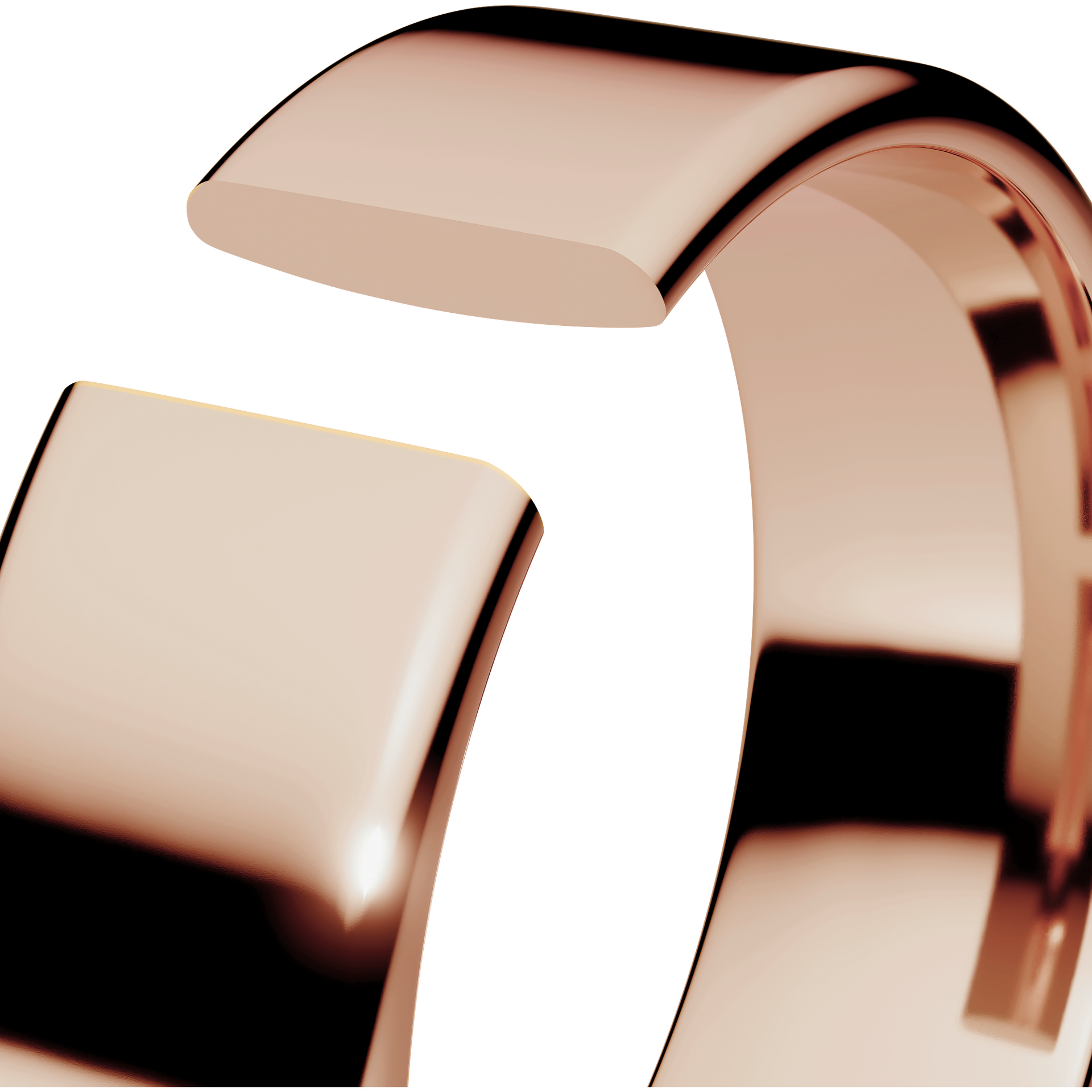 Obraczki slubne polokragle urban 6 mm z rozowego zlota 05