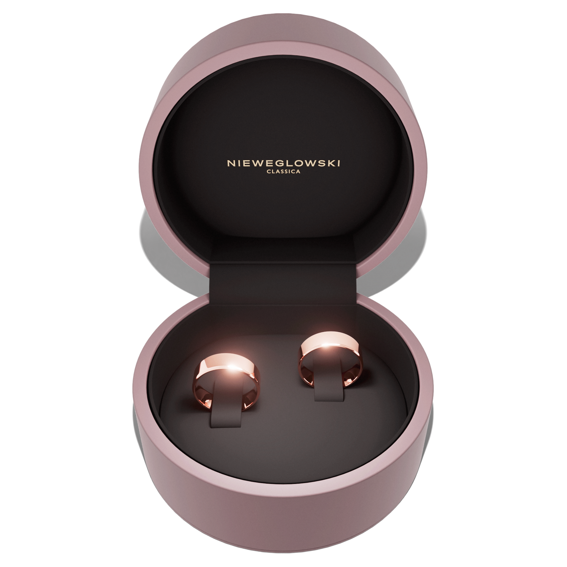 obraczki slubne polokragle urban 6 mm z rozowego zlota 06 