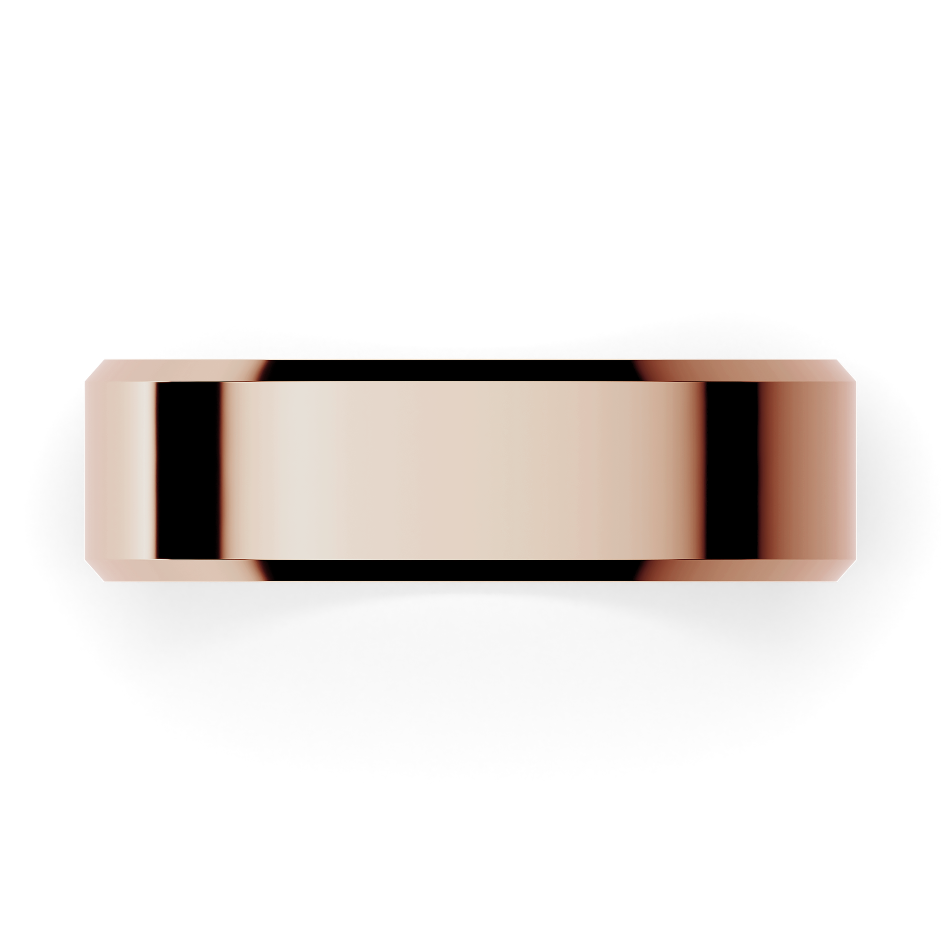 Obraczki slubne fazowana 5 5 mm z rozowego zlota 04