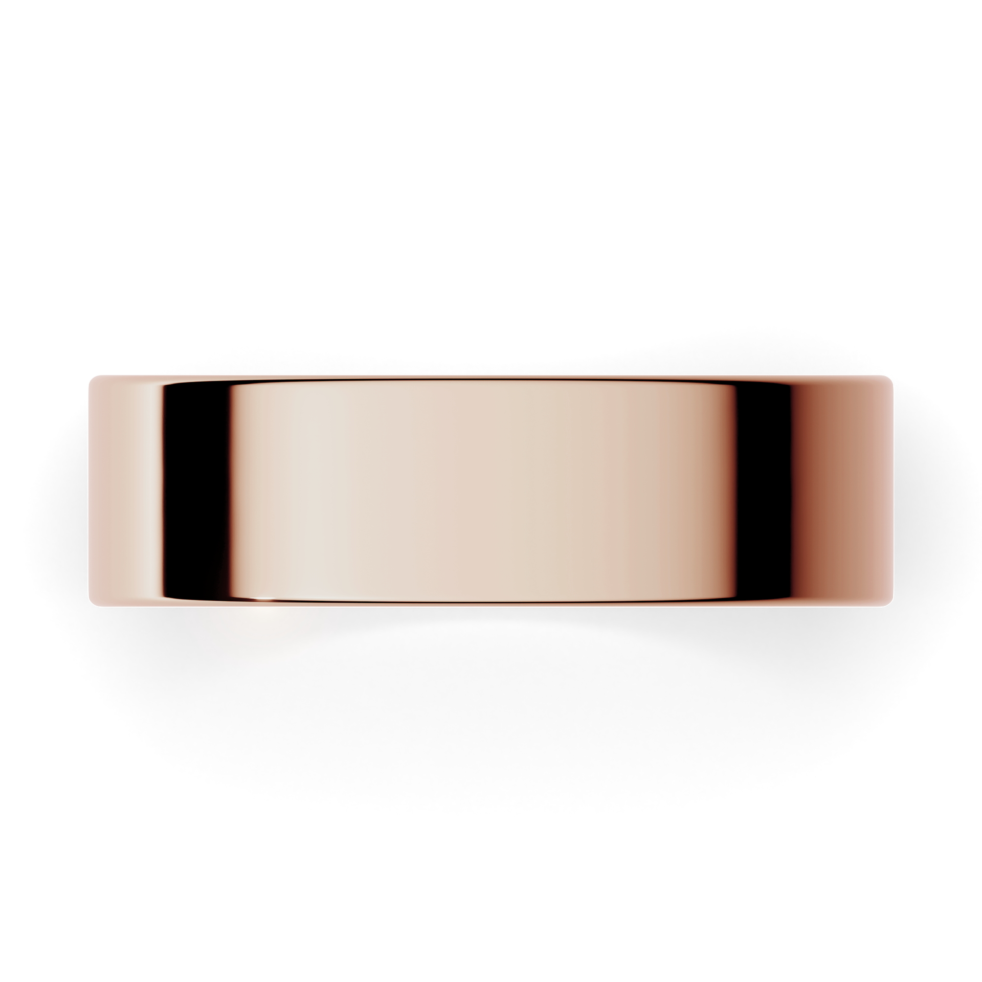 Obraczki slubne plaska 5 5 mm z rozowego zlota 04
